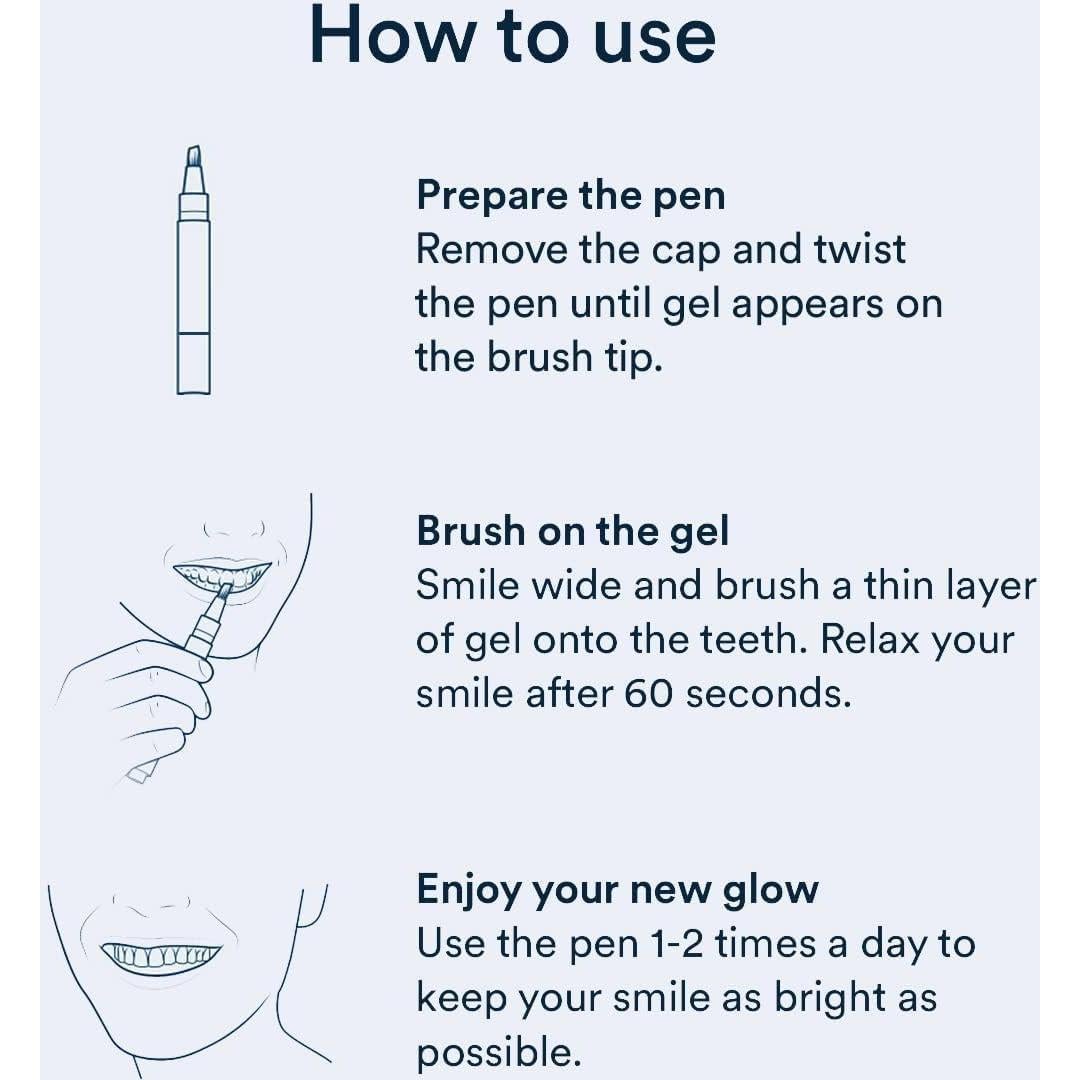 Bolígrafo Blanqueador de Dientes Auraglow 4mL 9% Peróxido