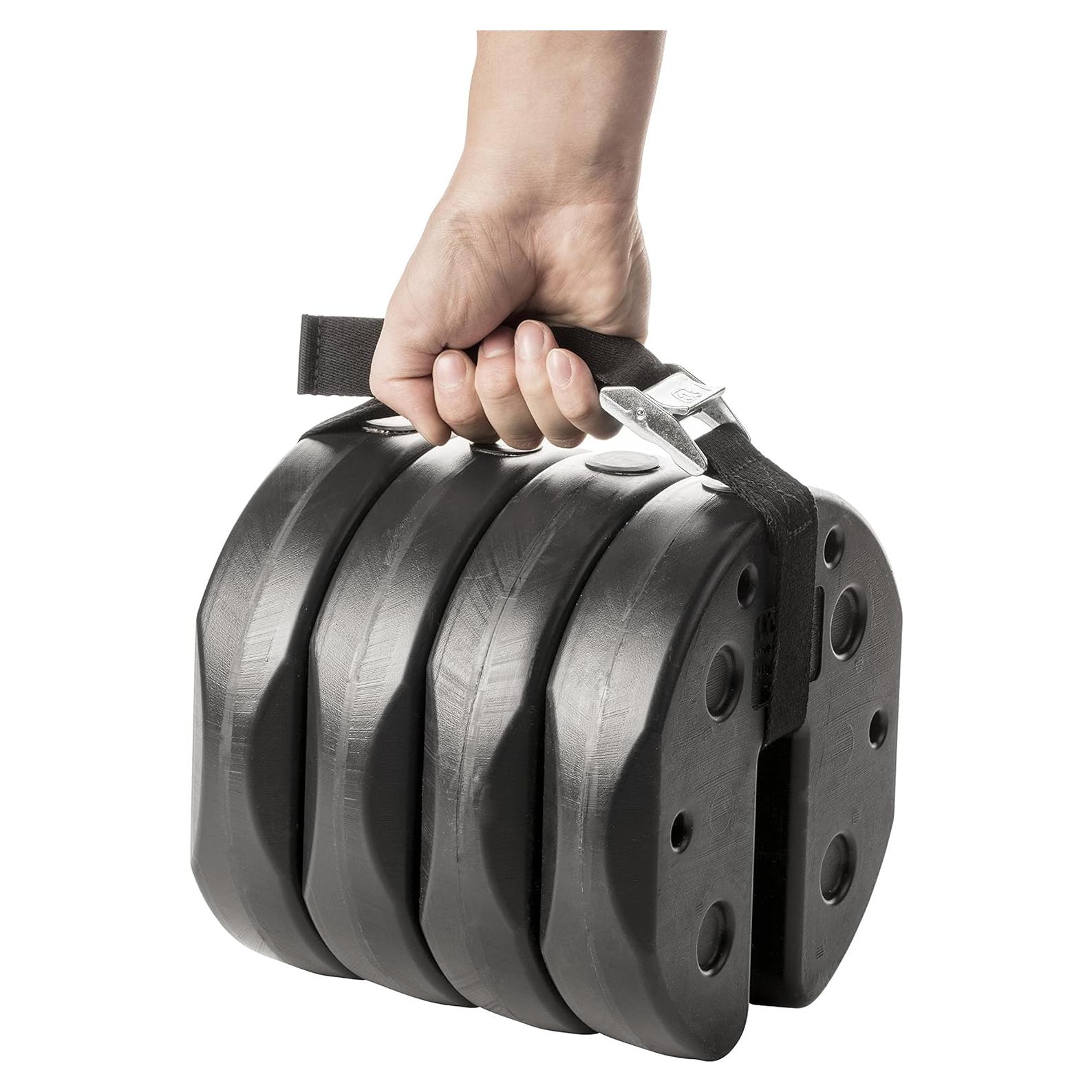 Pesas para Carpa US Weight 18,14 kg Set de 4 con Correa