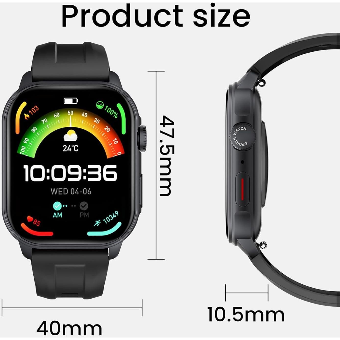 Reloj Inteligente Shanxi JR01 AMOLED 1.96" GPS Impermeable