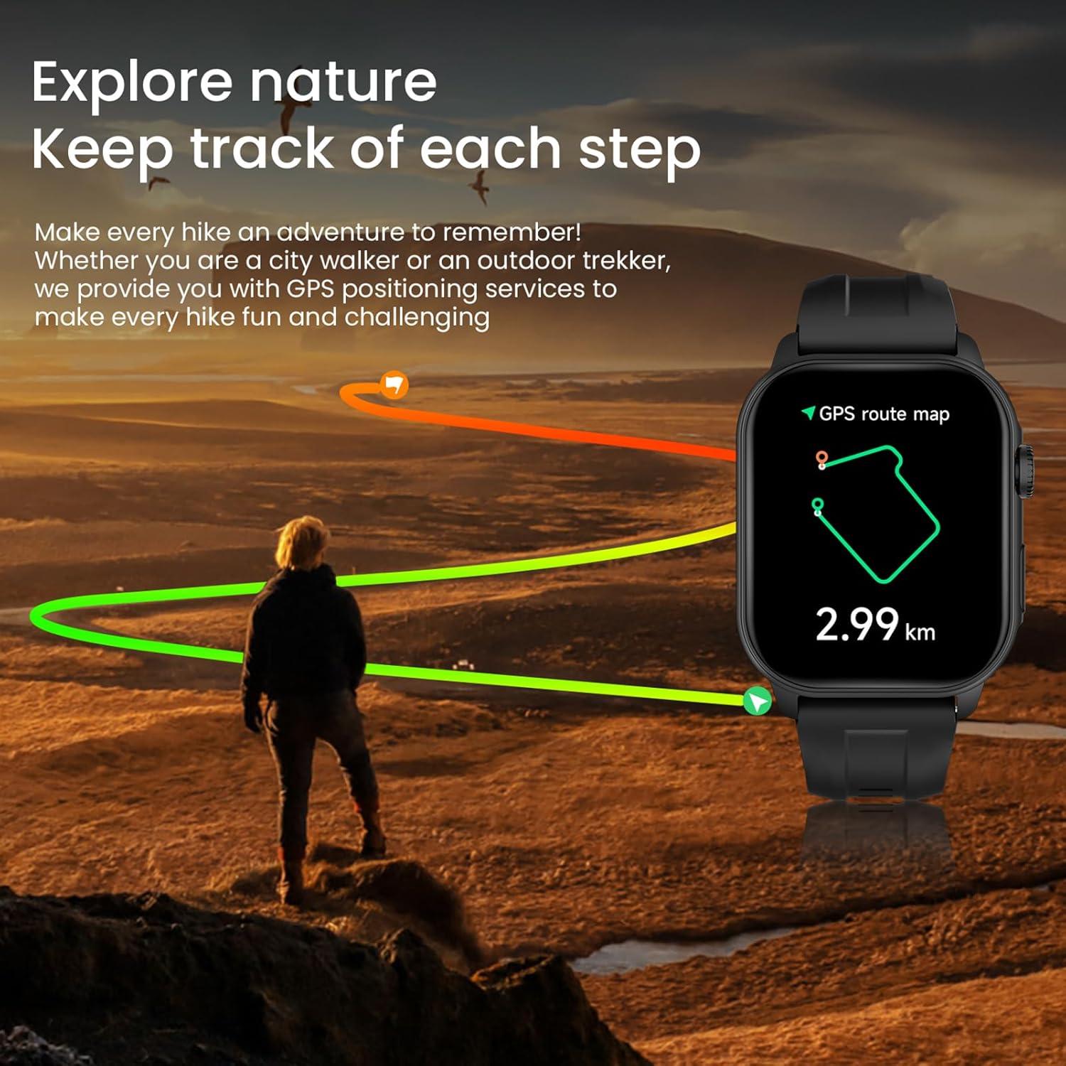 Reloj Inteligente Shanxi JR01 AMOLED 1.96" GPS Impermeable