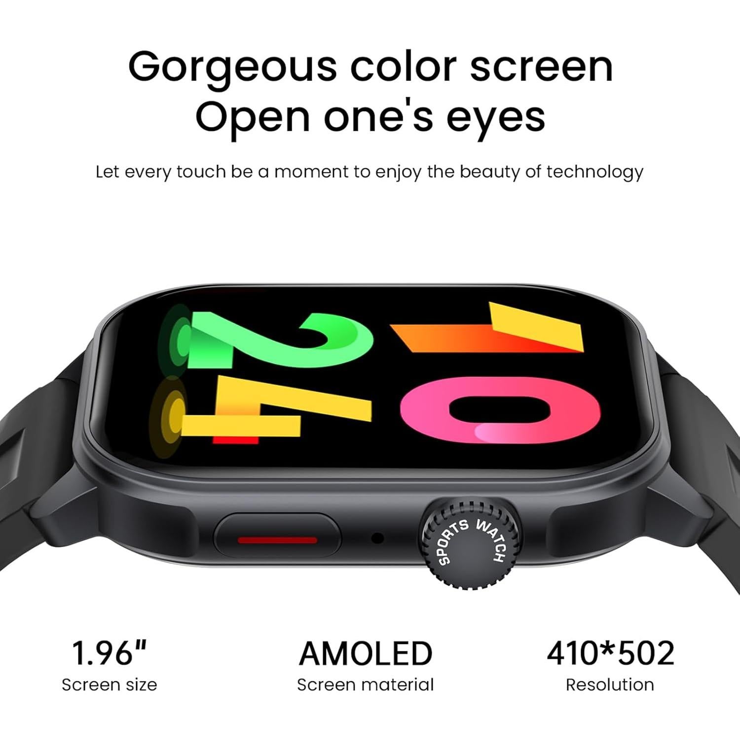 Reloj Inteligente Shanxi JR01 AMOLED 1.96" GPS Impermeable