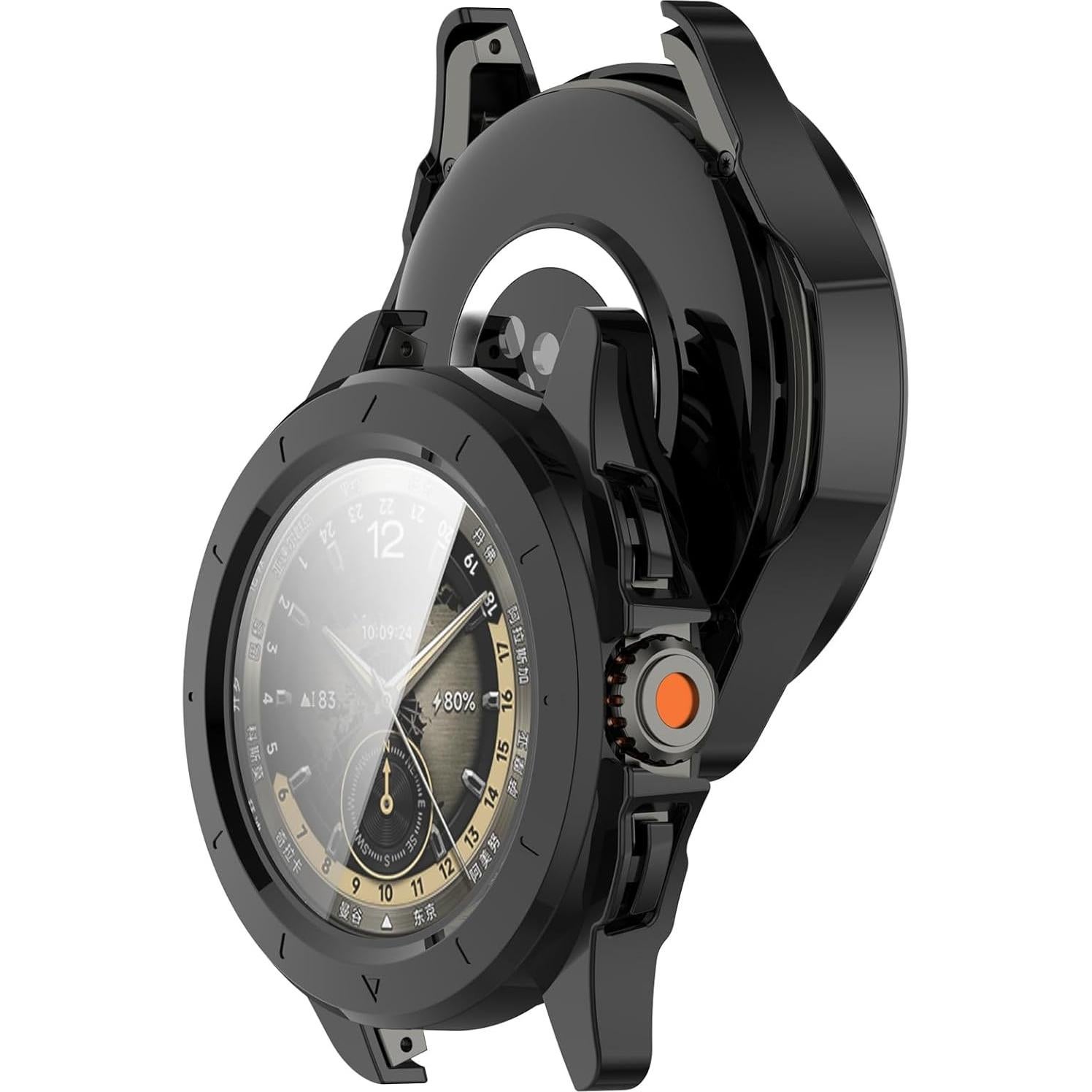 Funda Protectora LOKEKE para Xiaomi Watch S4 Sport - Negro