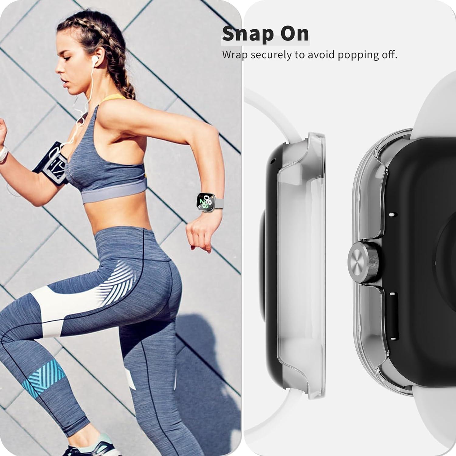 Funda Protectora Xiaomi Redmi Watch 4 - 4 Pack PC y Vidrio