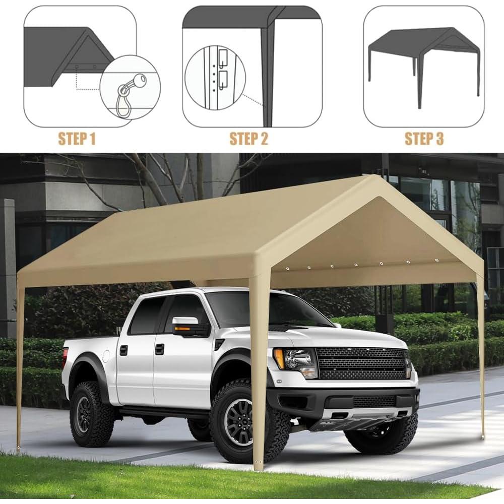 Cubierta de Reemplazo Vanteriam 3,66x6,10m Impermeable Beige