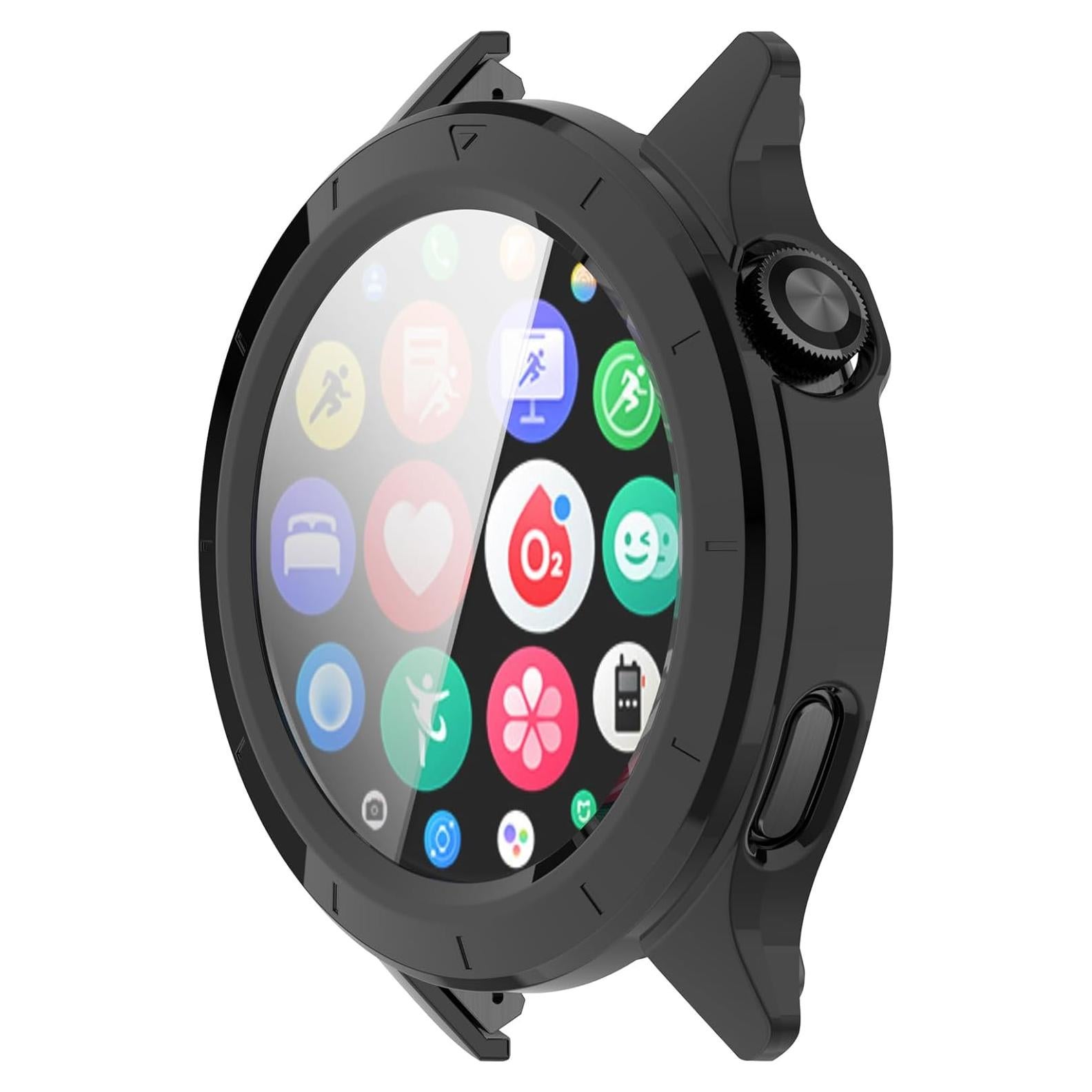 Funda Protectora LOKEKE para Xiaomi Watch S4 con Vidrio Templado