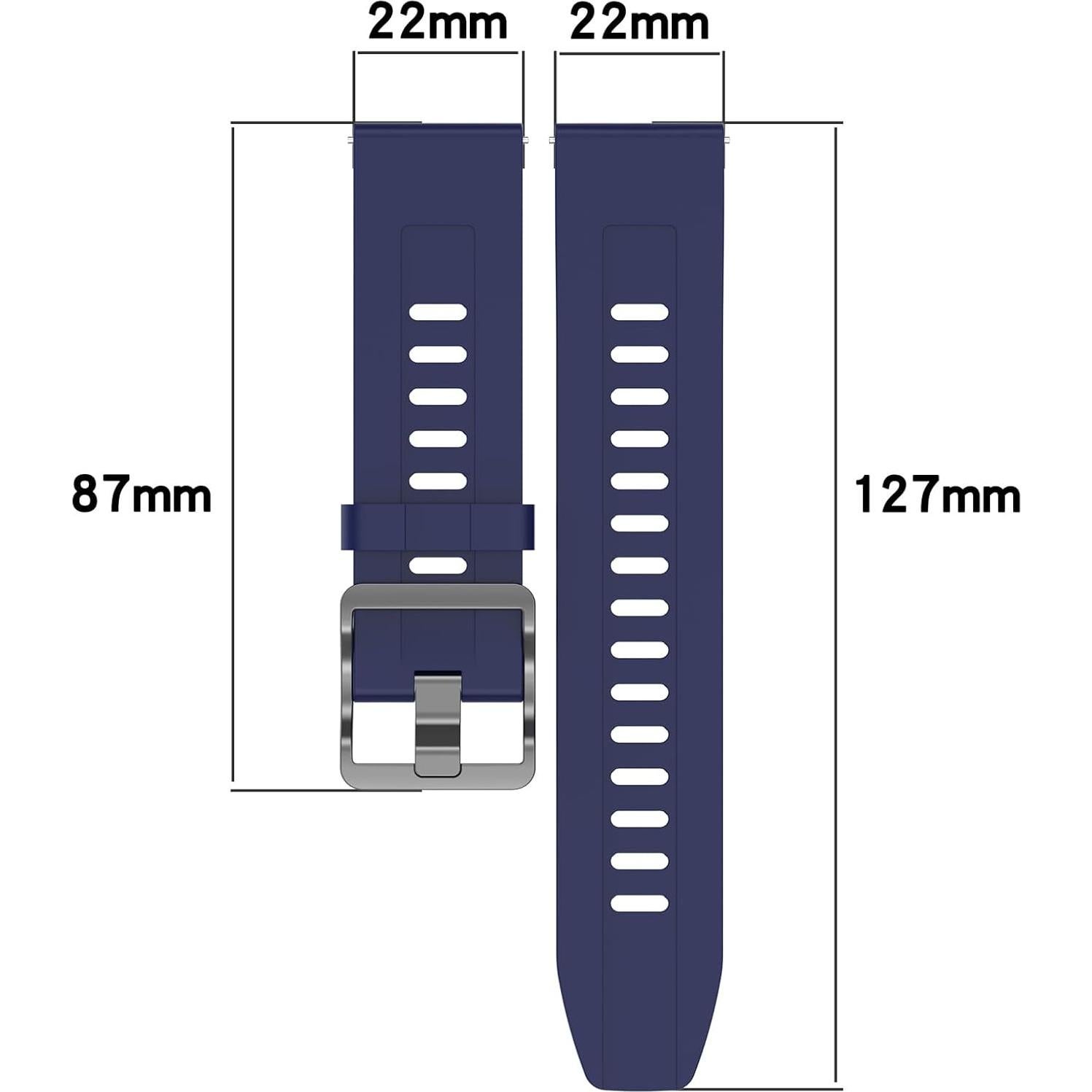 Correa de Silicona Disscool 22mm para Xiaomi Watch S4/S3/S2