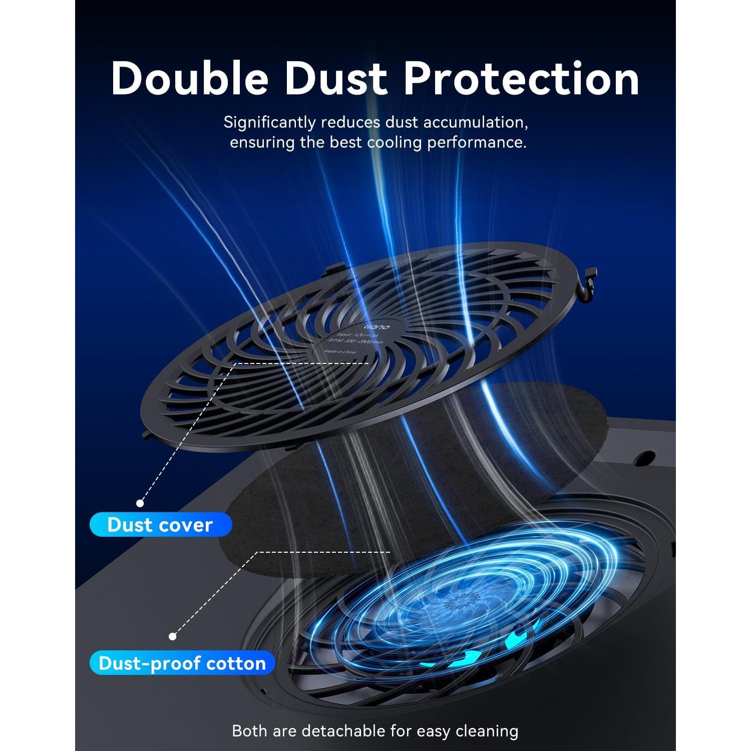 Base de Enfriamiento llano V12 RGB para Laptop 15.6-21"