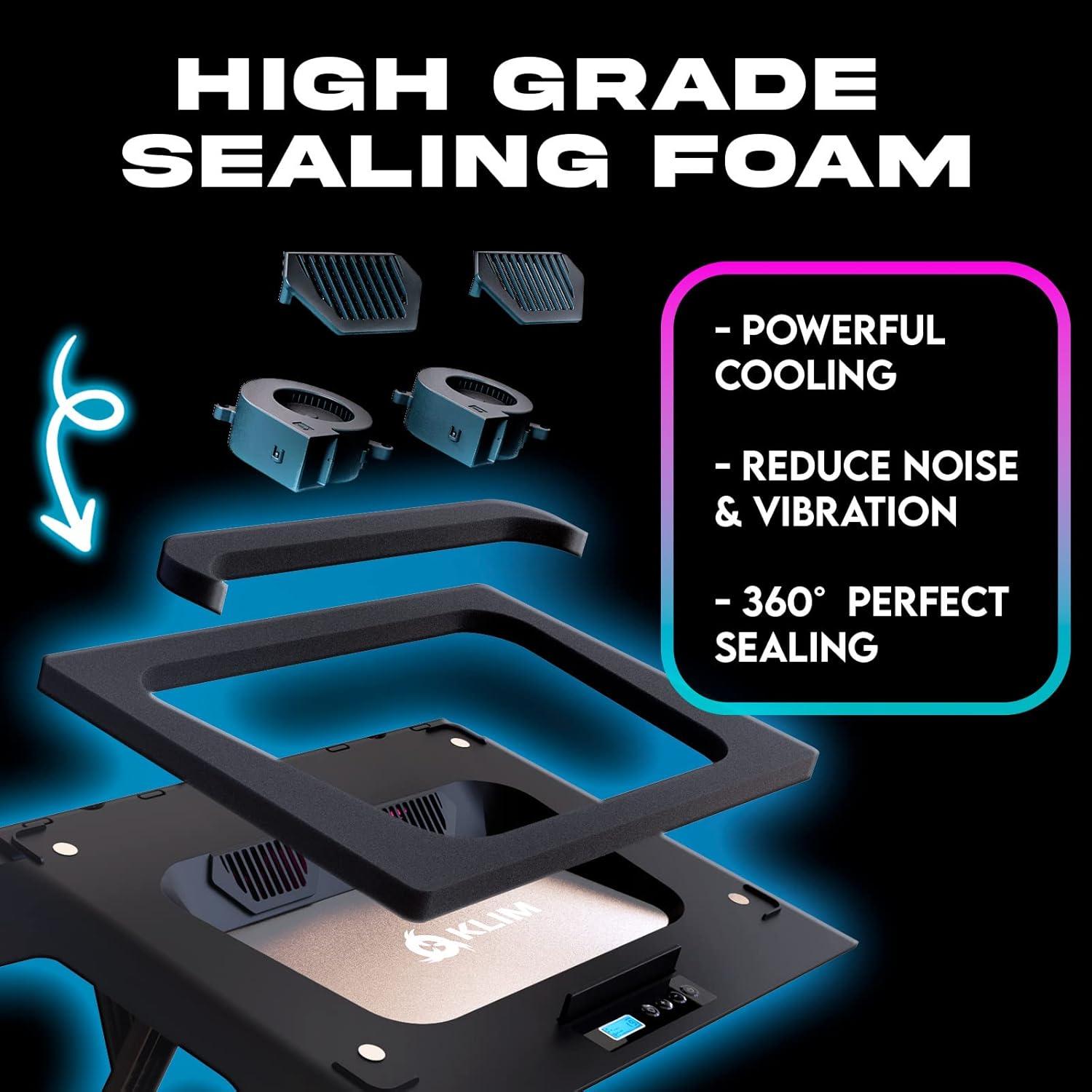 KLIM Everest Almohadilla Enfriadora para Laptop 14-17.3"