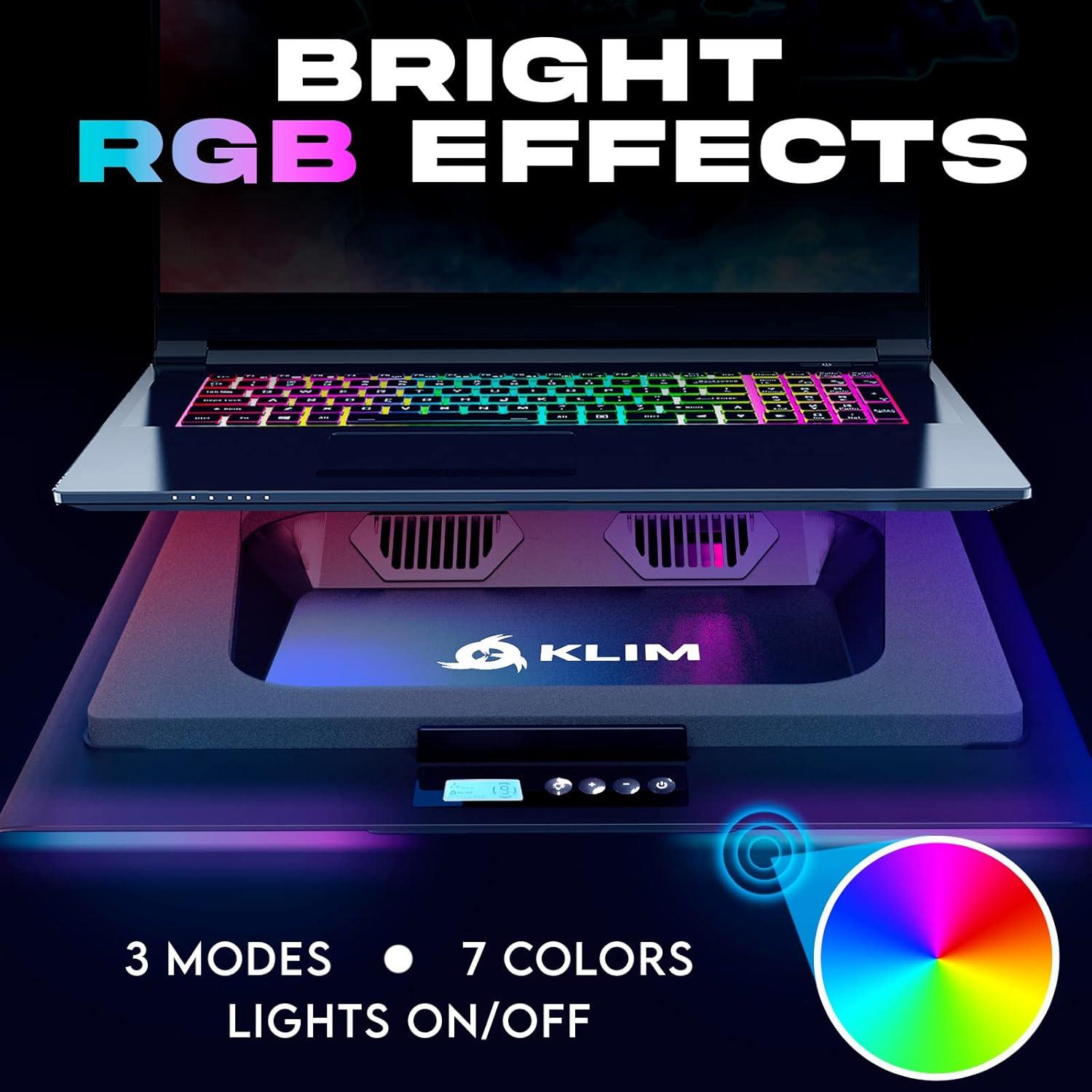 KLIM Everest Almohadilla Enfriadora para Laptop 14-17.3"