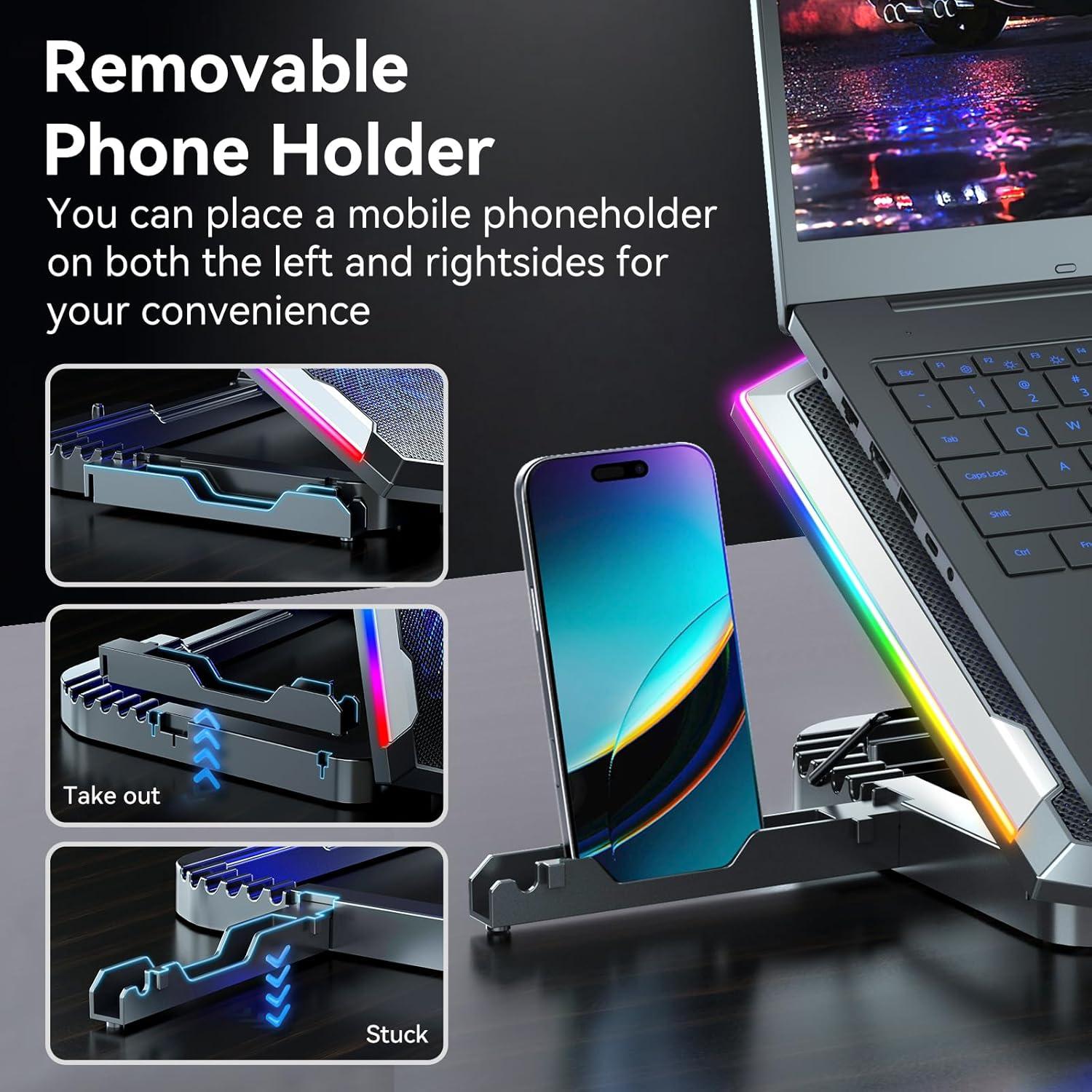 Pad de Enfriamiento para Portátil ICE COOREL K10 8 Ventiladores