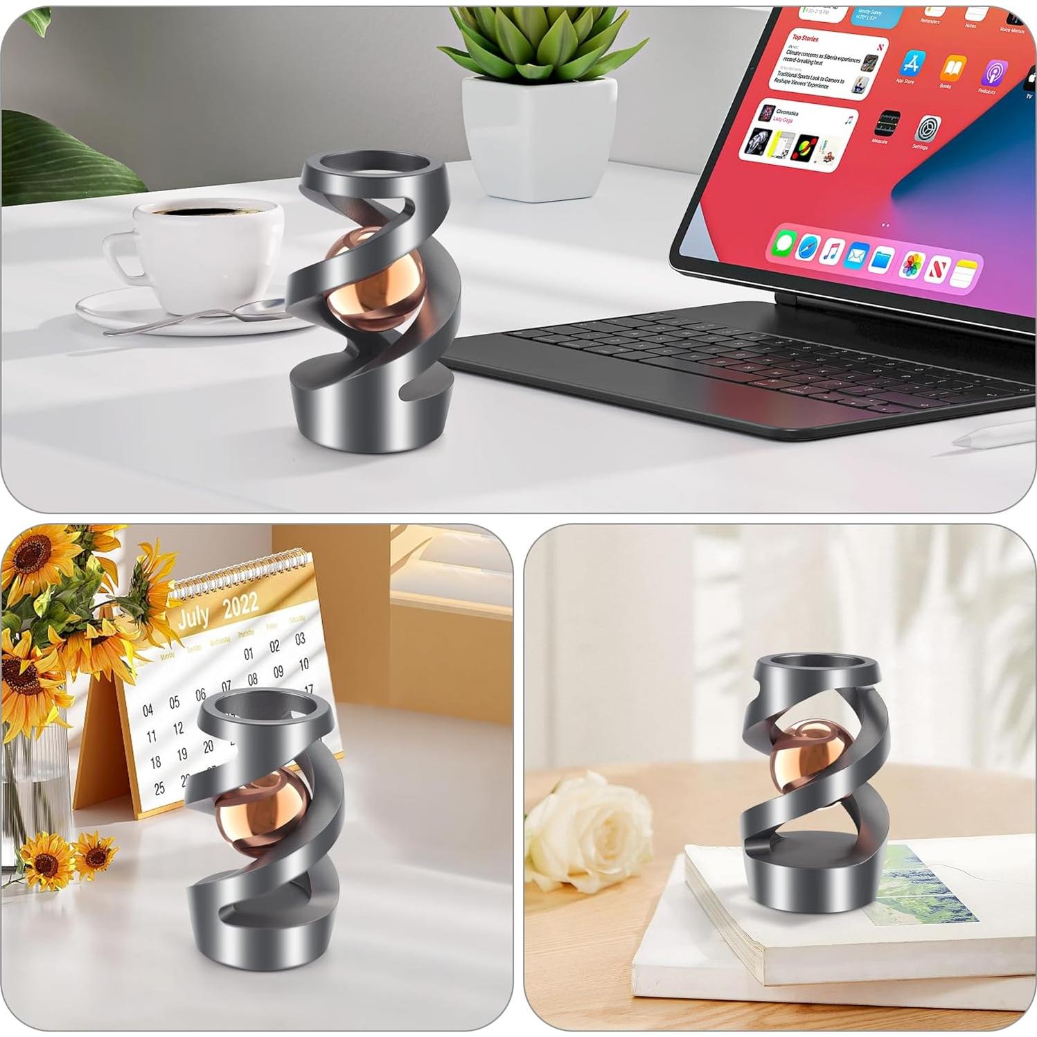 Juguete Cinético Giratorio de Escritorio Yichenxi Antiestrés