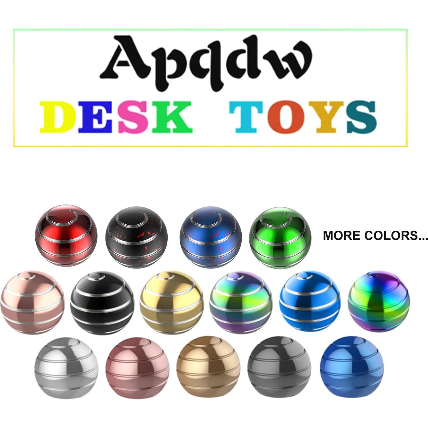 Juguete Antiestrés Kinetic Amber 39mm Negro Rojo