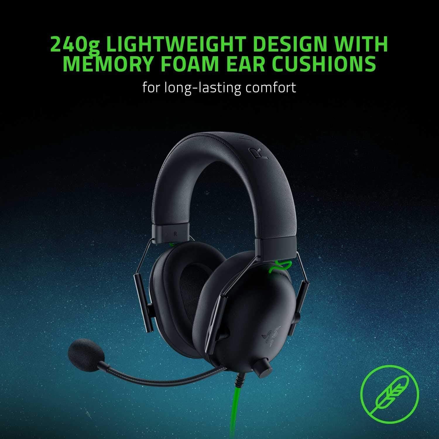 Auriculares Gaming Razer BlackShark V2 X 50mm 7.1 Negro