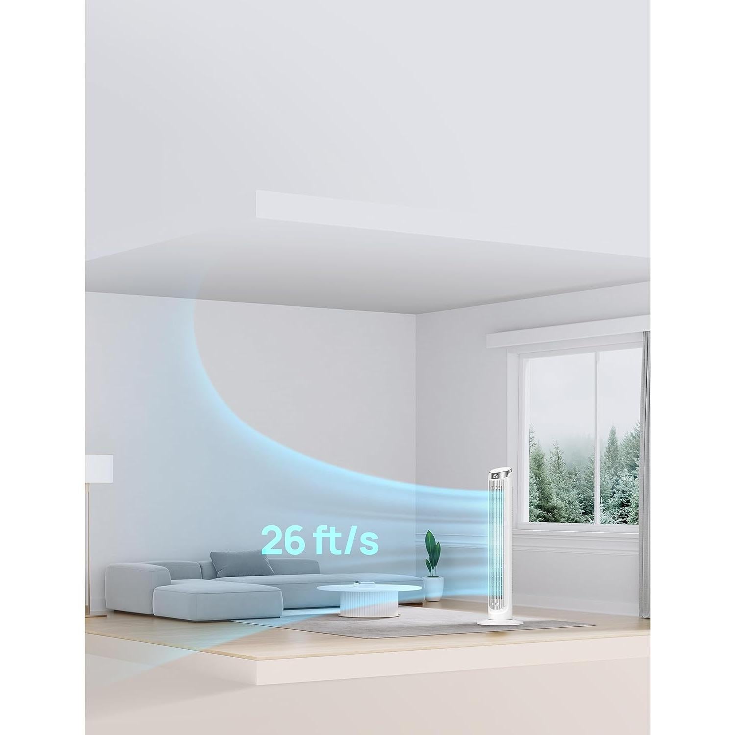 Ventilador de Torre Dreo Cruiser Pro 101.6 cm Control Remoto