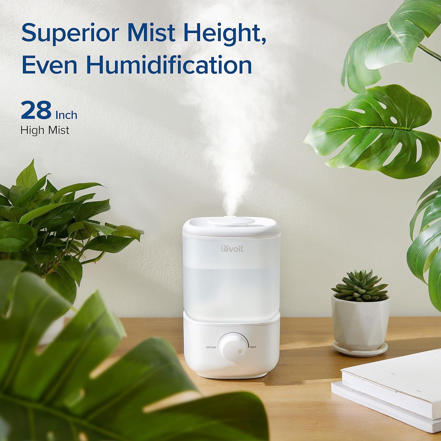 Humidificador LEVOIT 2.5L Llenado Superior Silencioso