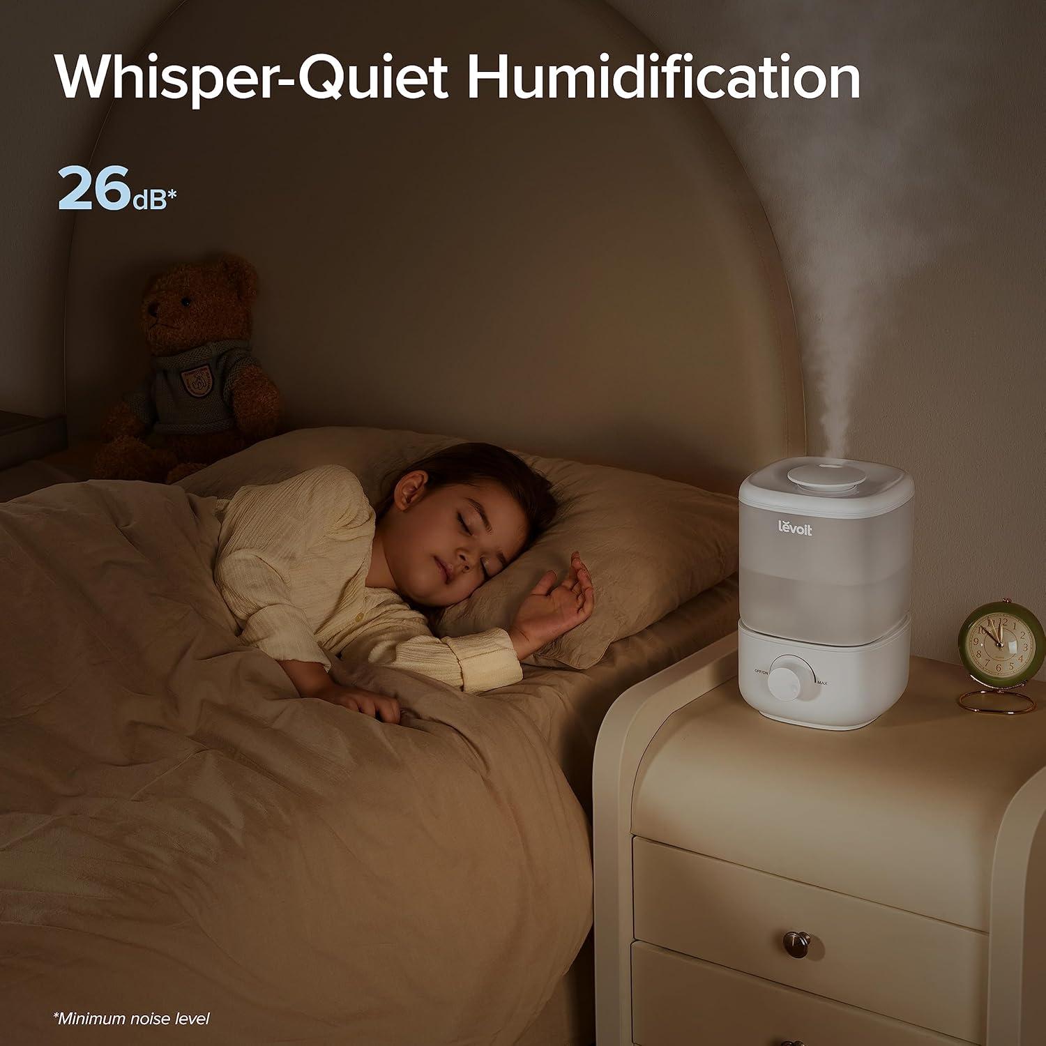 Humidificador LEVOIT 2.5L Llenado Superior Silencioso