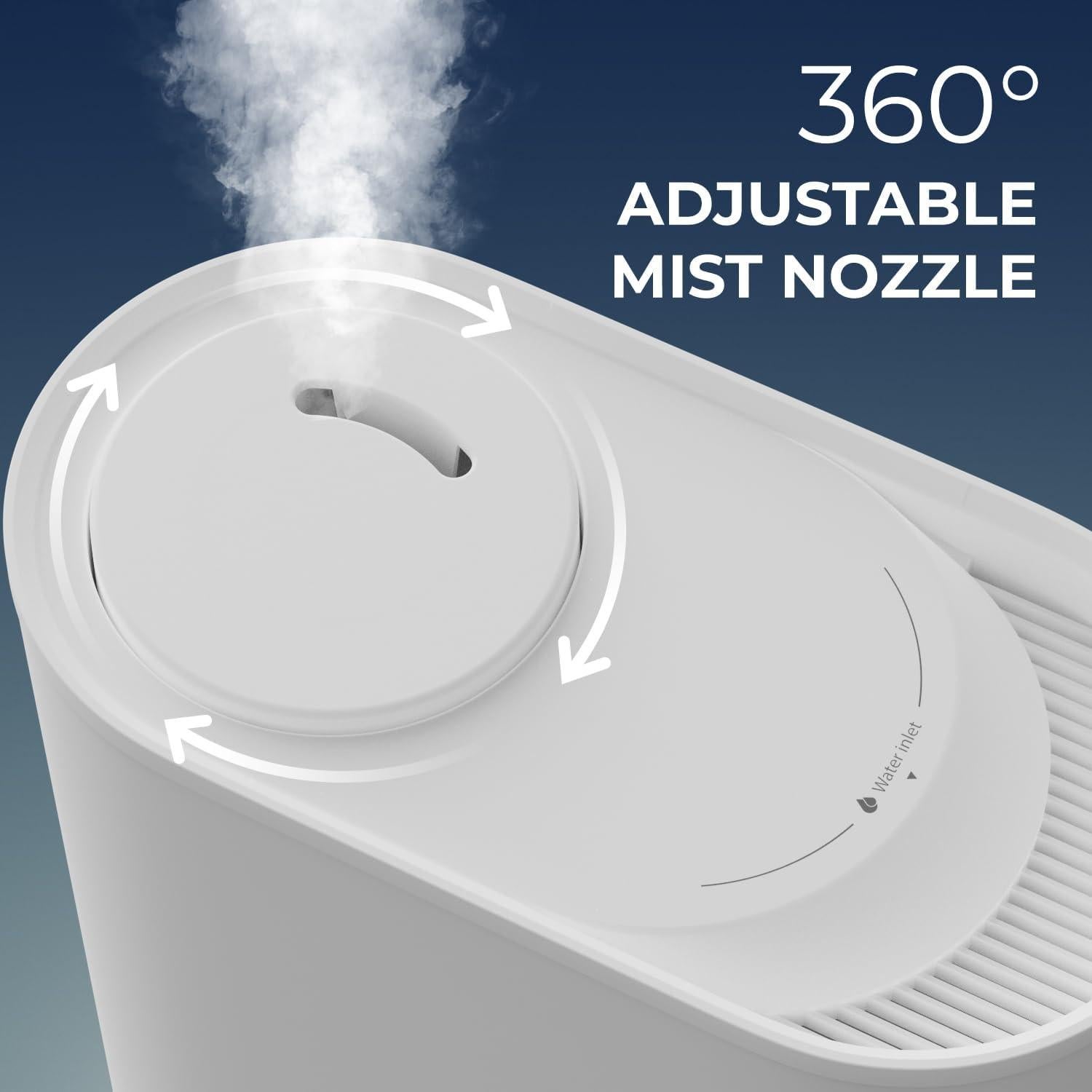 Humidificador Ultrasonido Everlasting Comfort 6L Blanco Silencioso