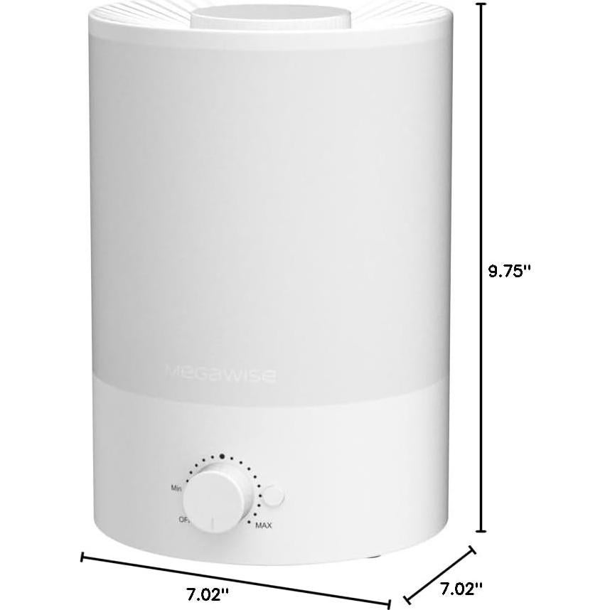 Humidificador MegaWise GJQ8 3.5L Luz Nocturna 7 Colores