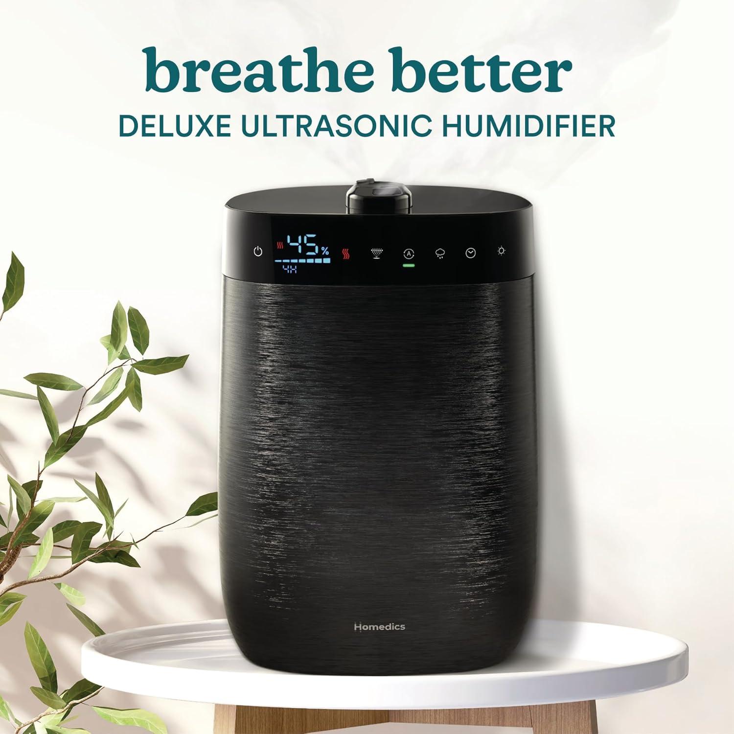 Humidificador Ultrasonico Deluxe Homedics 5.68L Control Remoto