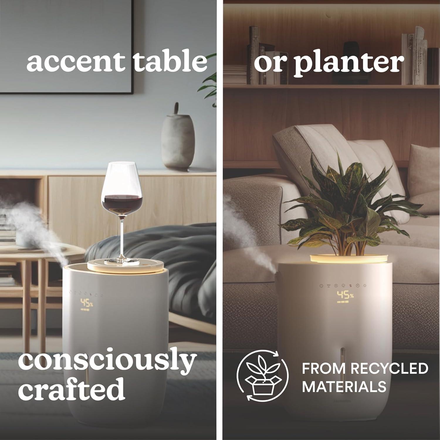 Humidificador Ultrasónico Homedics Natura 4,92L 60h Niebla Fría/Cálida