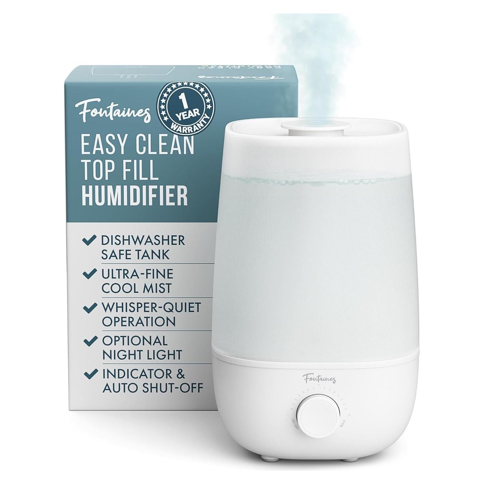 Humidificador Ultrasonido Fontaines Luxury 101-F 0.97 kg