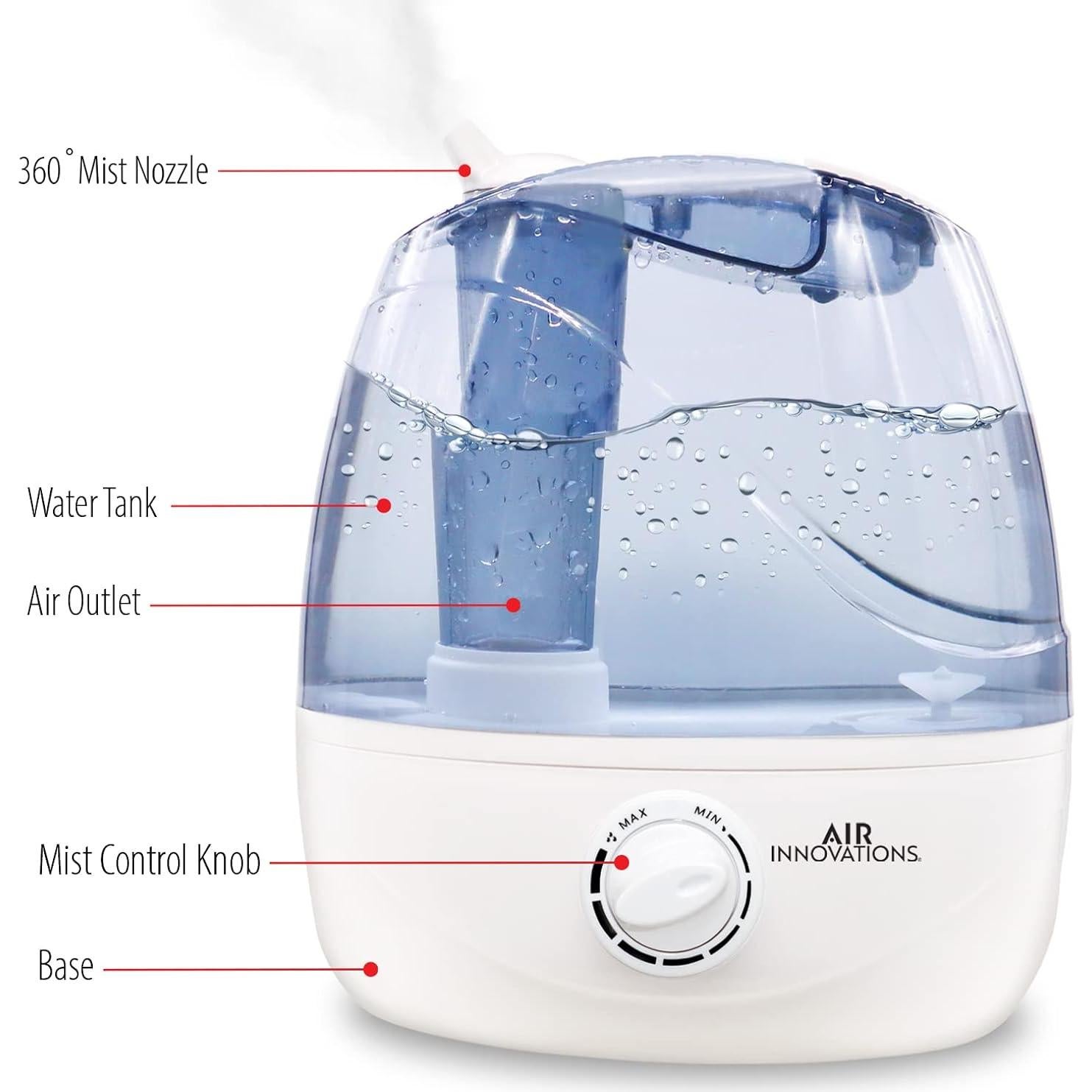 Humidificador Ultrasonico Air Innovations AI-103 2.5L Silencioso
