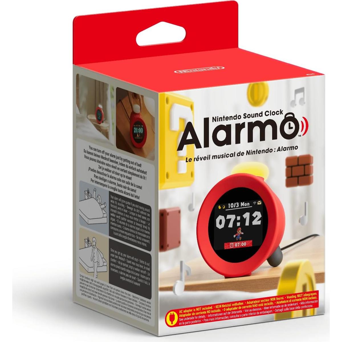 Reloj Despertador Digital Nintendo Alarmo 20 cm