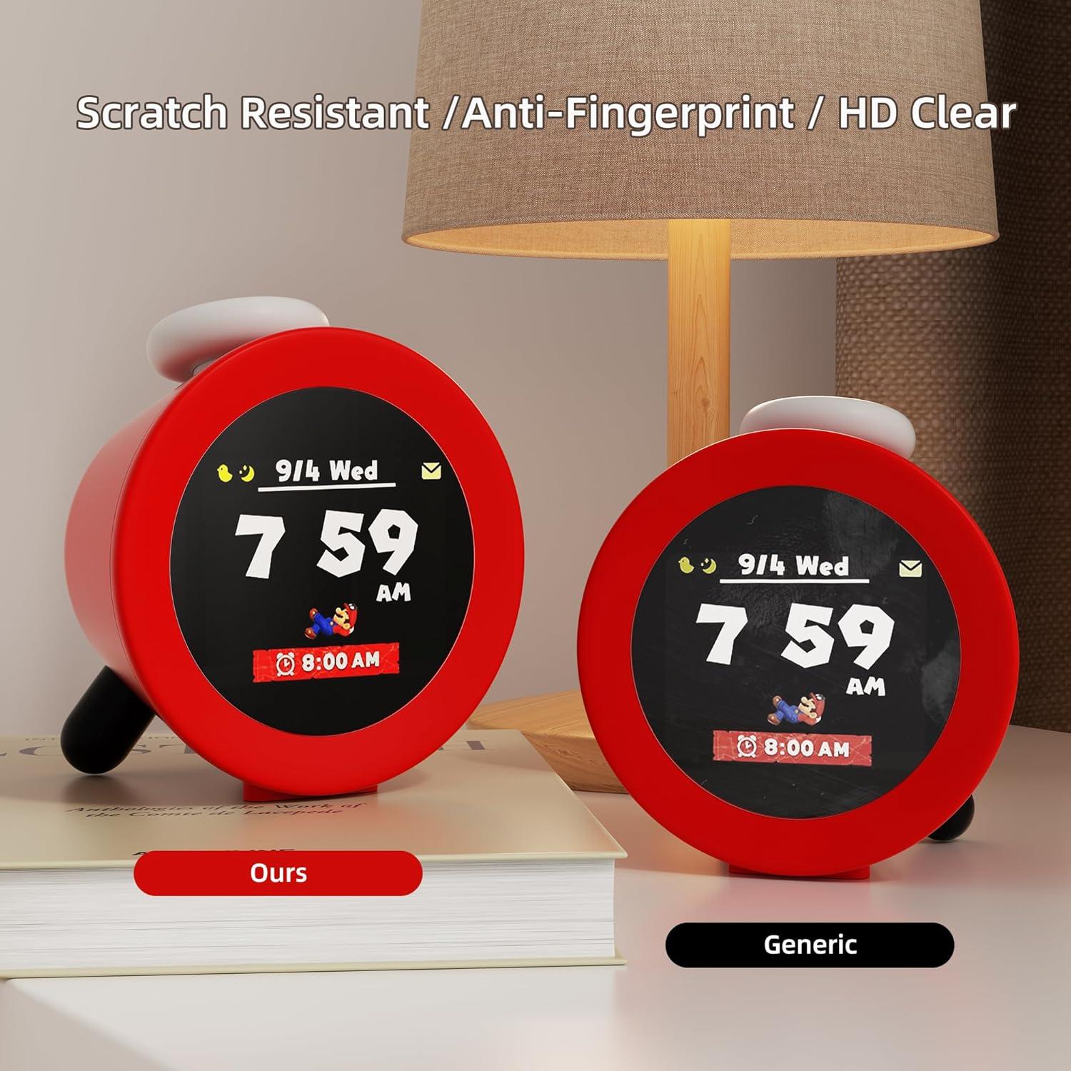 Películas Protectores HD EAZUSE para Reloj Nintendo Alarmo