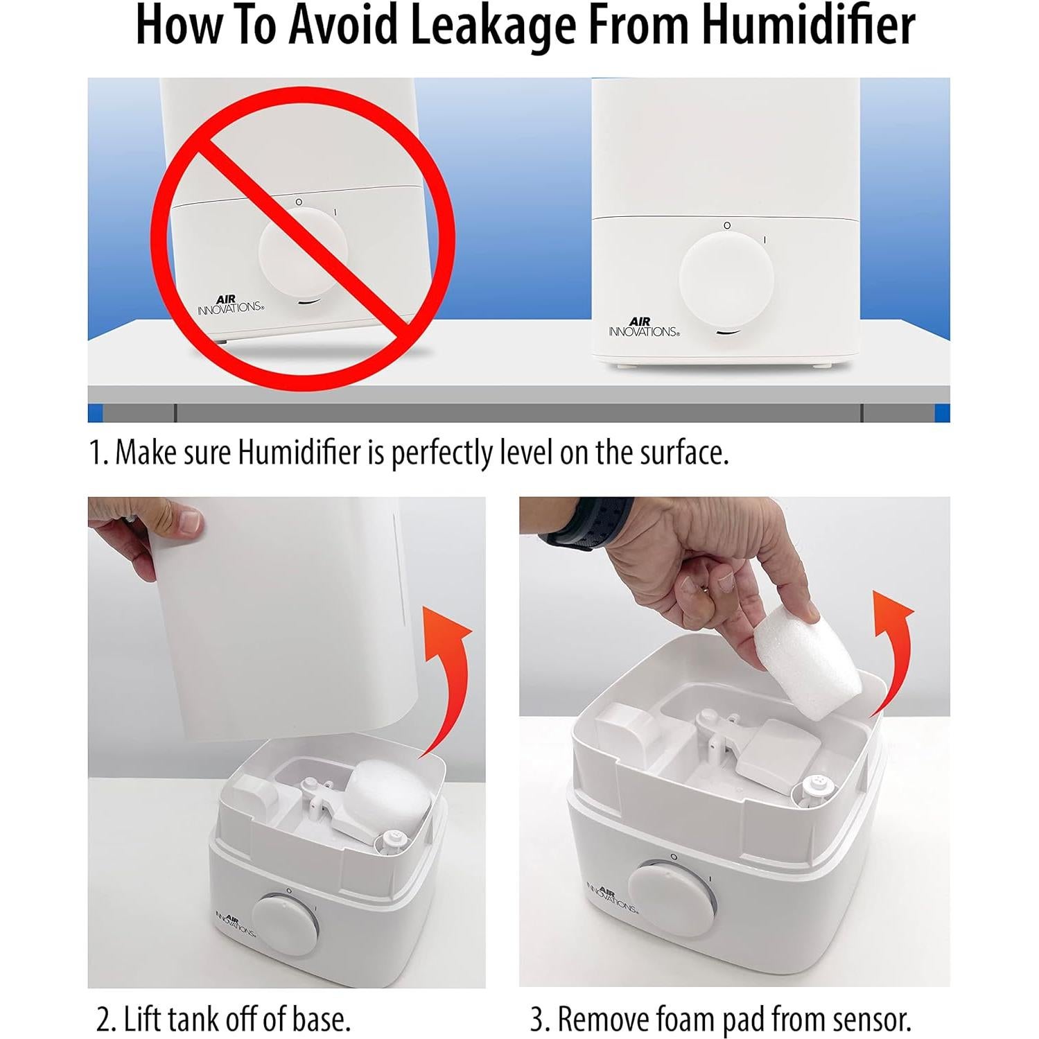 Humidificador Air Innovations MH-419 4.5L Niebla Fría Blanco