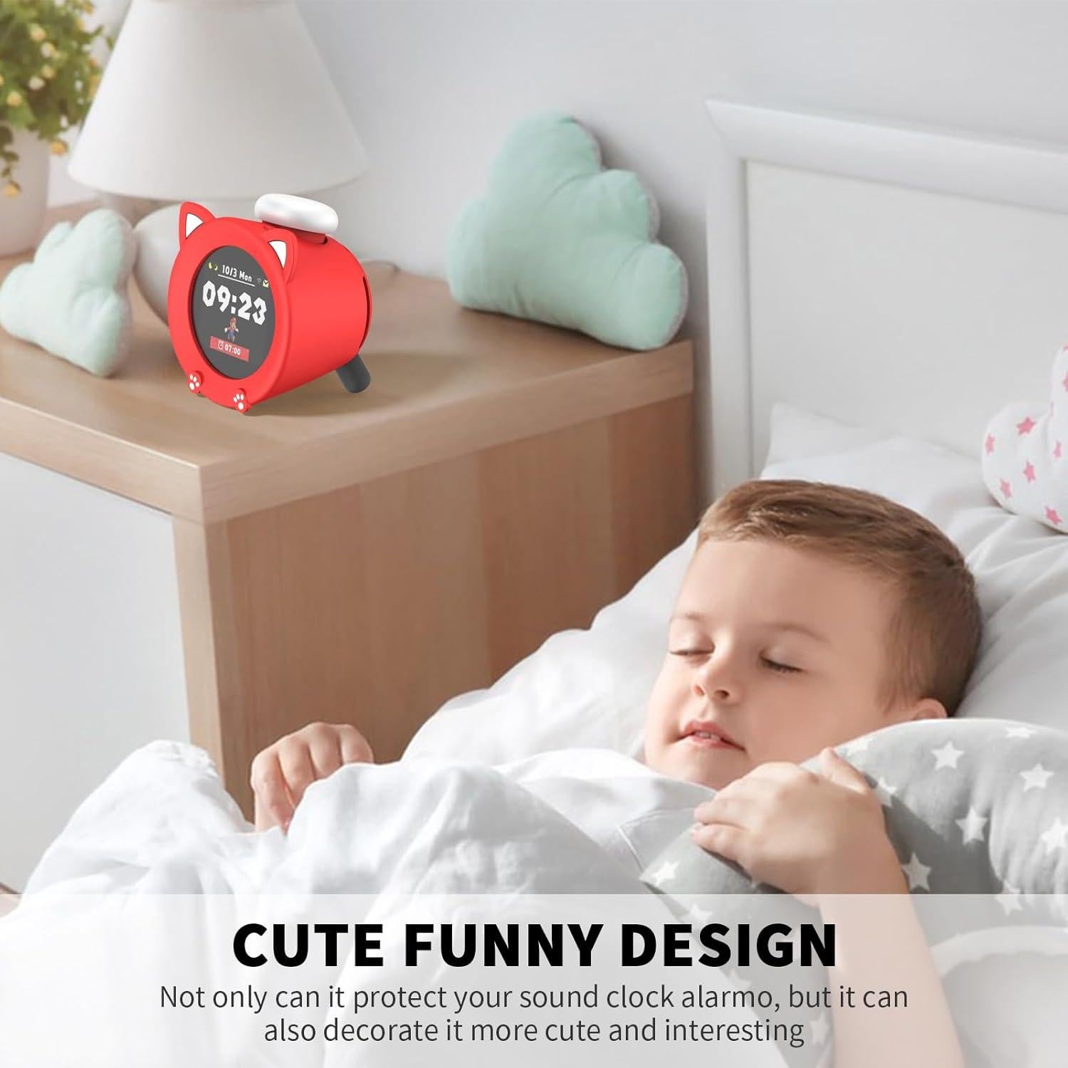 Funda Protectora Silicona Kawaii para Reloj Nintendo Rojo