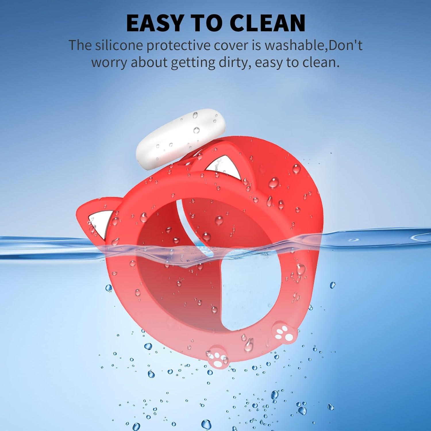 Funda Protectora Silicona Kawaii para Reloj Nintendo Rojo