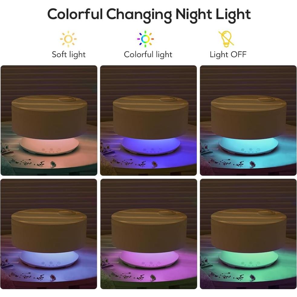 Humidificador Ultrasonico Levoair 1.6L Luz Nocturna 20h