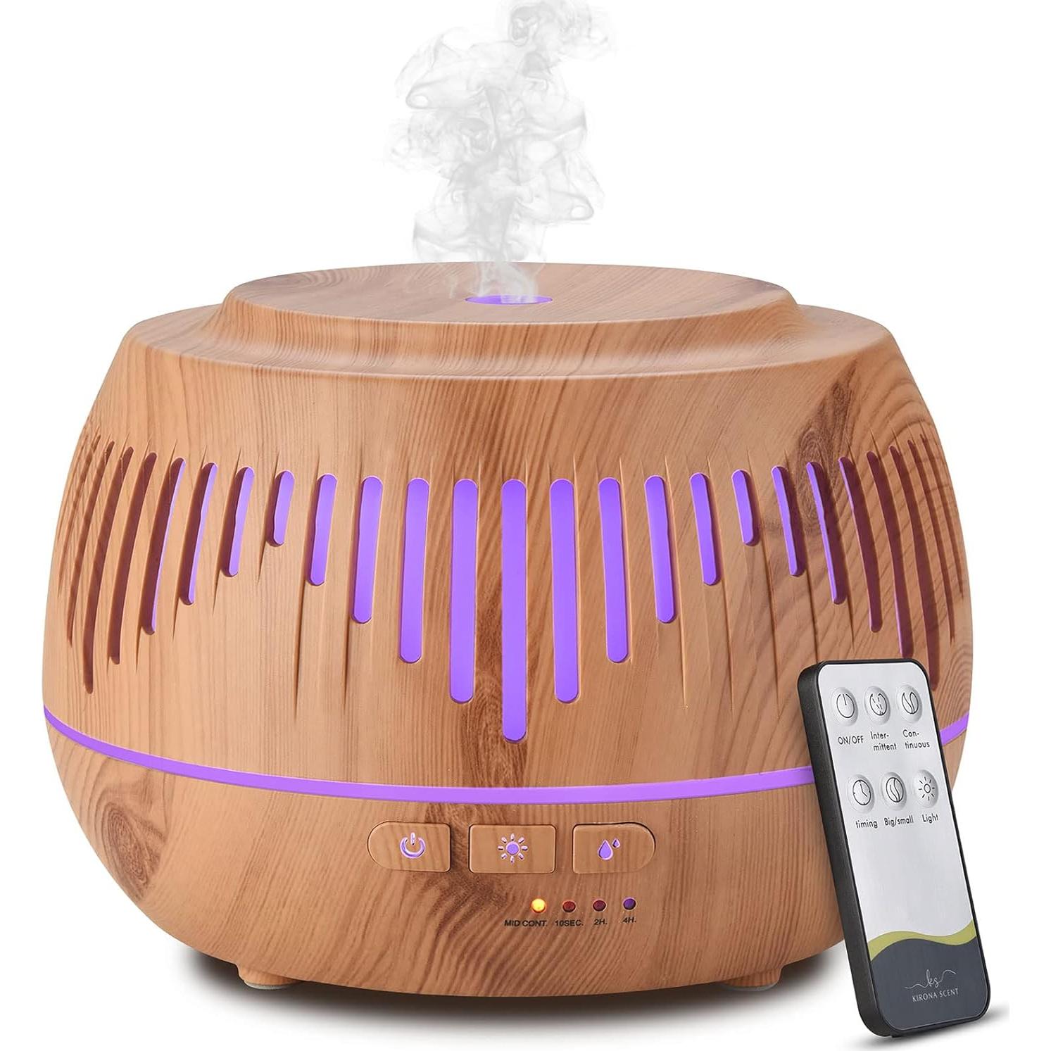 Humidificador ultrasónico MOVOYEE 500ml con difusor y luz LED