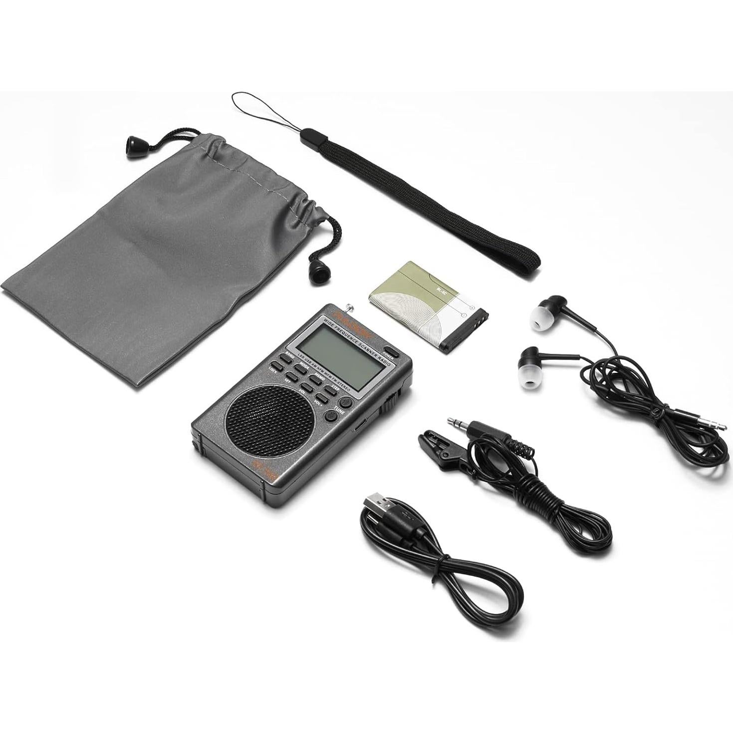 Receptor de Radio Portátil Raddy RF760 AM/FM/SW con NOAA