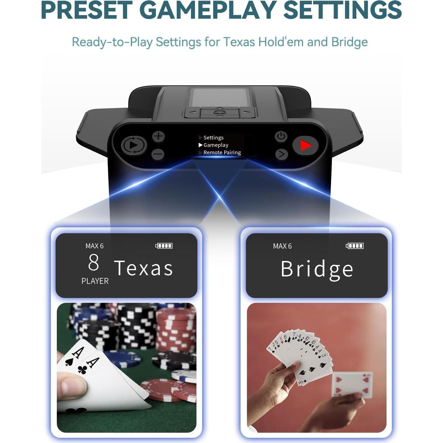 Barajador y Repartidor Automático KPAW MAX 6 - 12 Jugadores