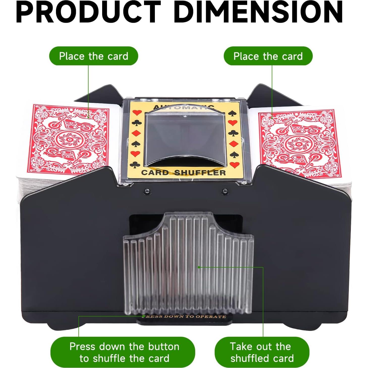 Barajador Automático de Cartas Unniweei 1-4 Barajas