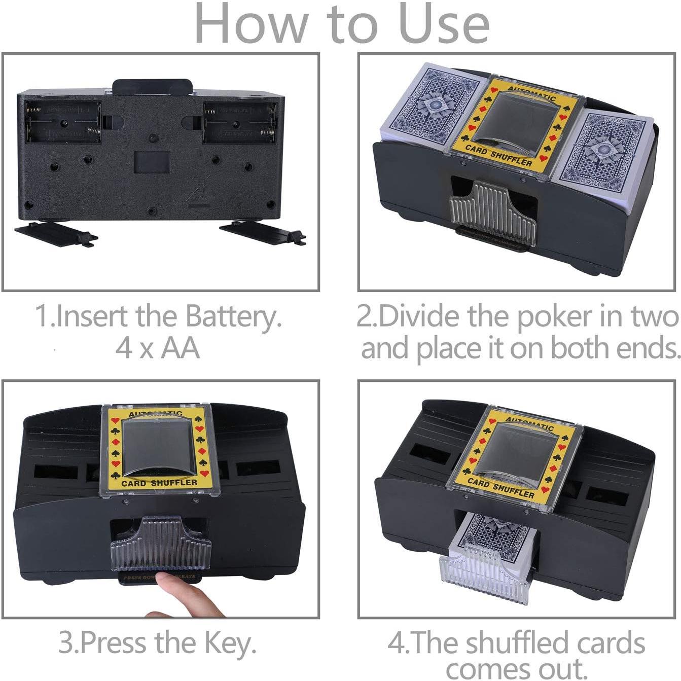 Barajador Automático de Cartas Bemecato para 1-2 Barajas