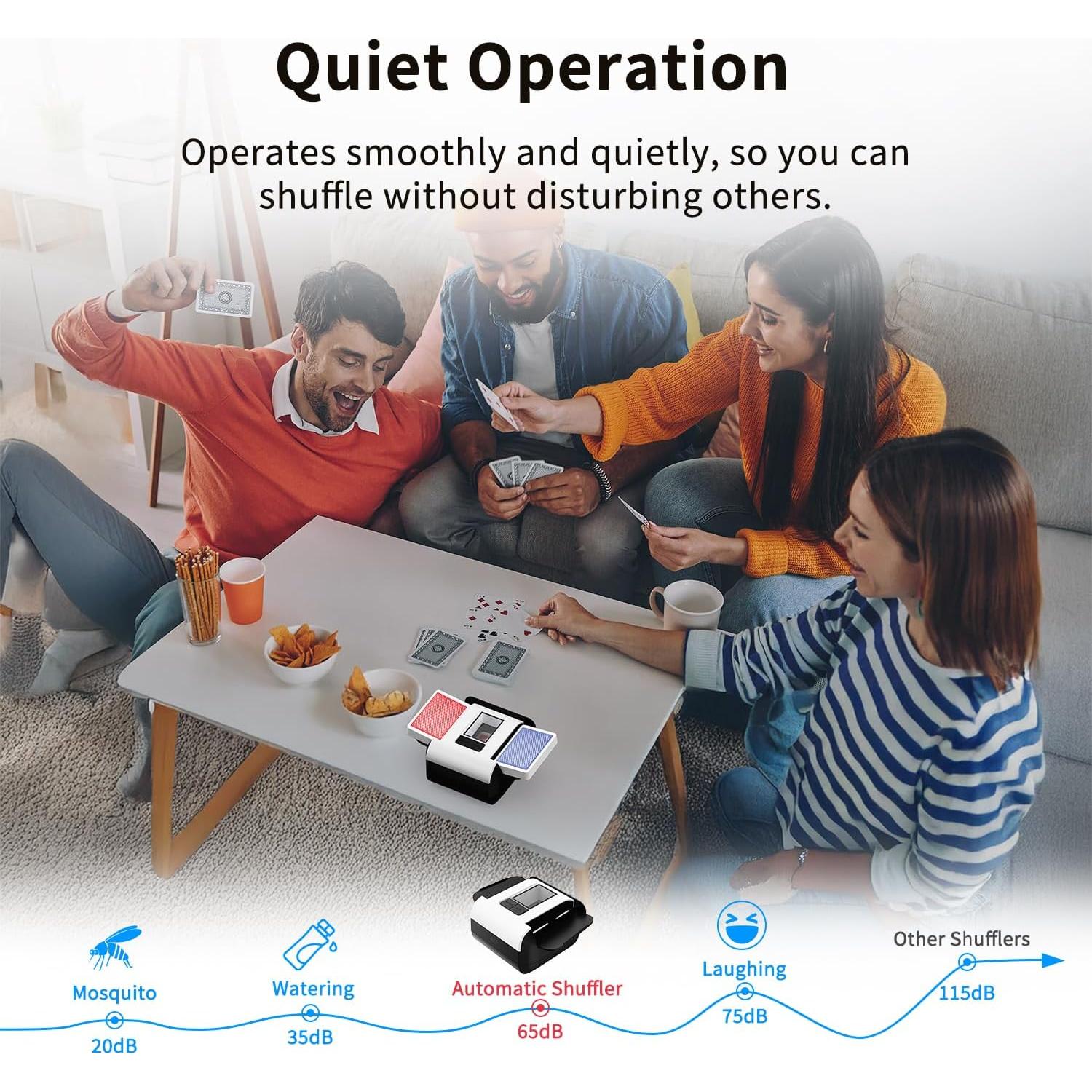 Barajador de Cartas Automático BIFTU X1T07 Recargable