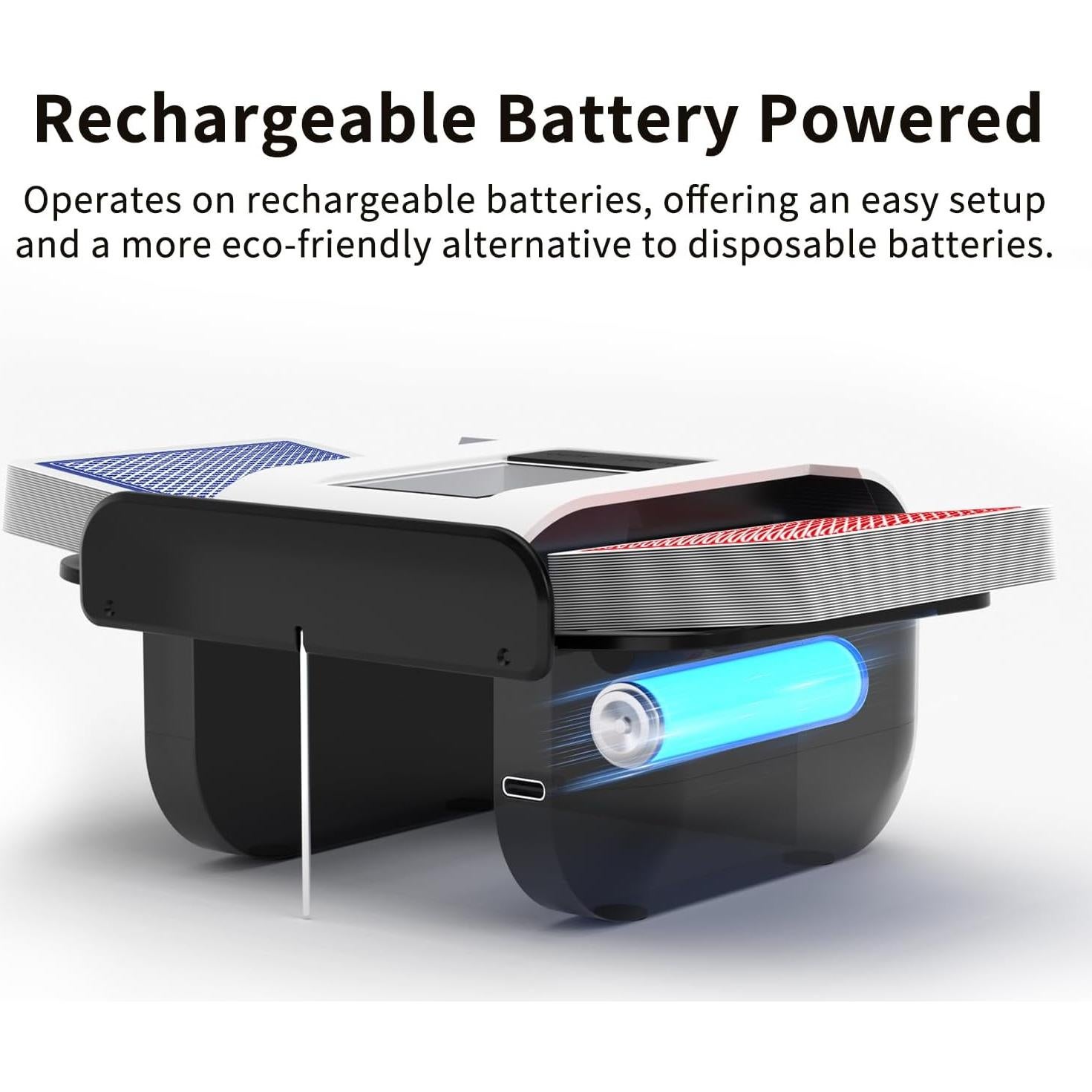 Barajador de Cartas Automático BIFTU X1T07 Recargable