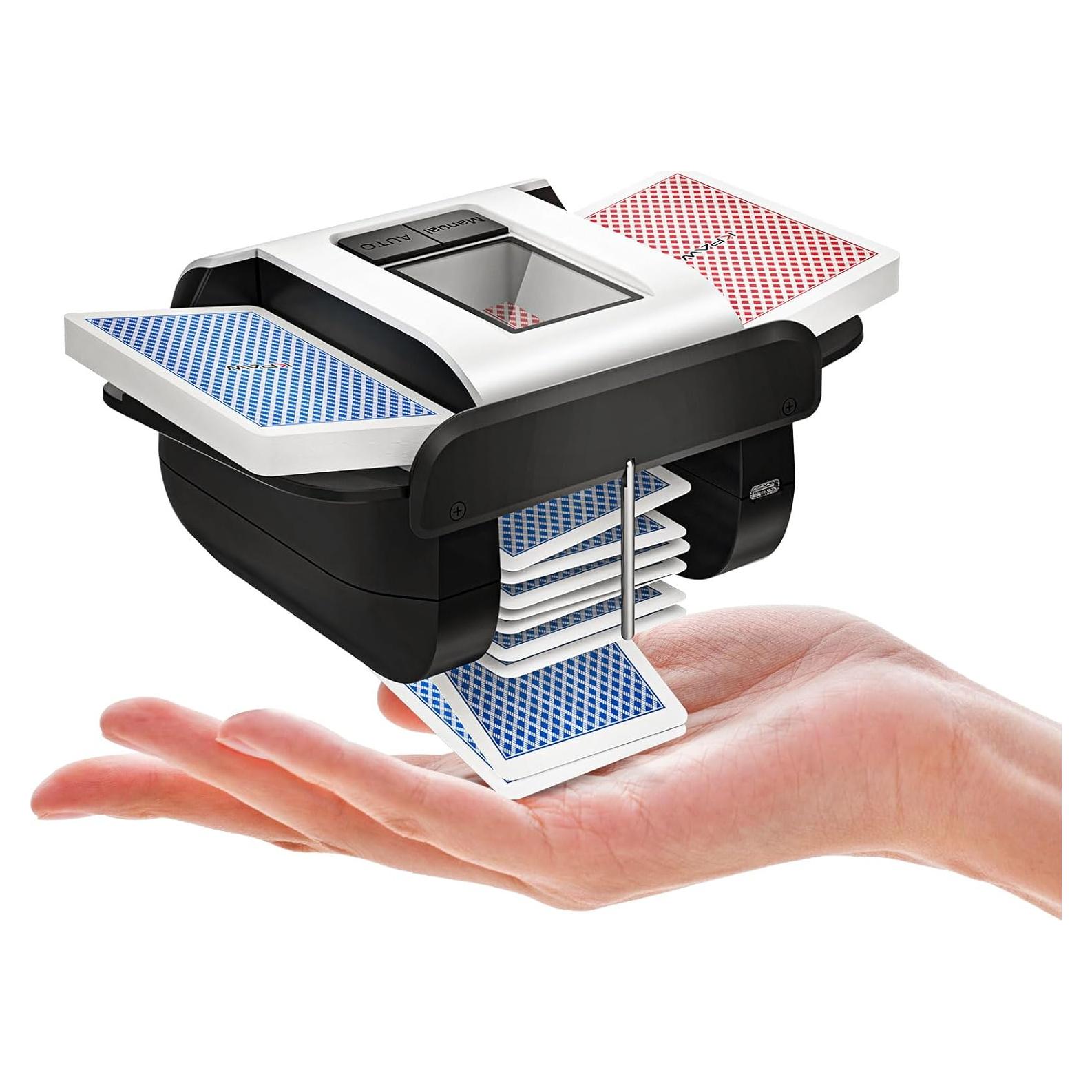 Máquina Automática de Barajar Cartas KPAW X1 - Portátil y Silenciosa