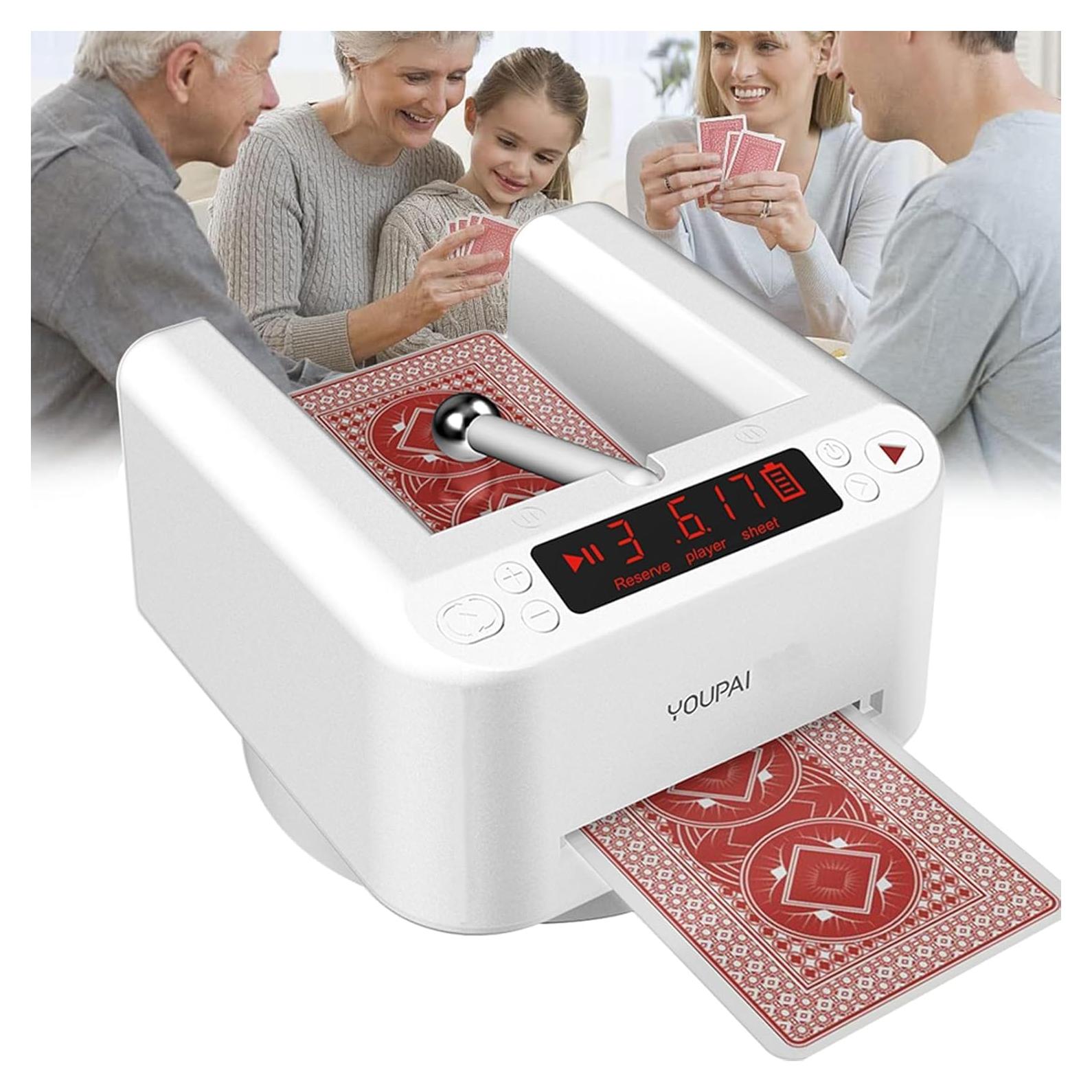 Distribuidor Automático de Cartas YONTYEQ - 8 Jugadores, 2800mAh