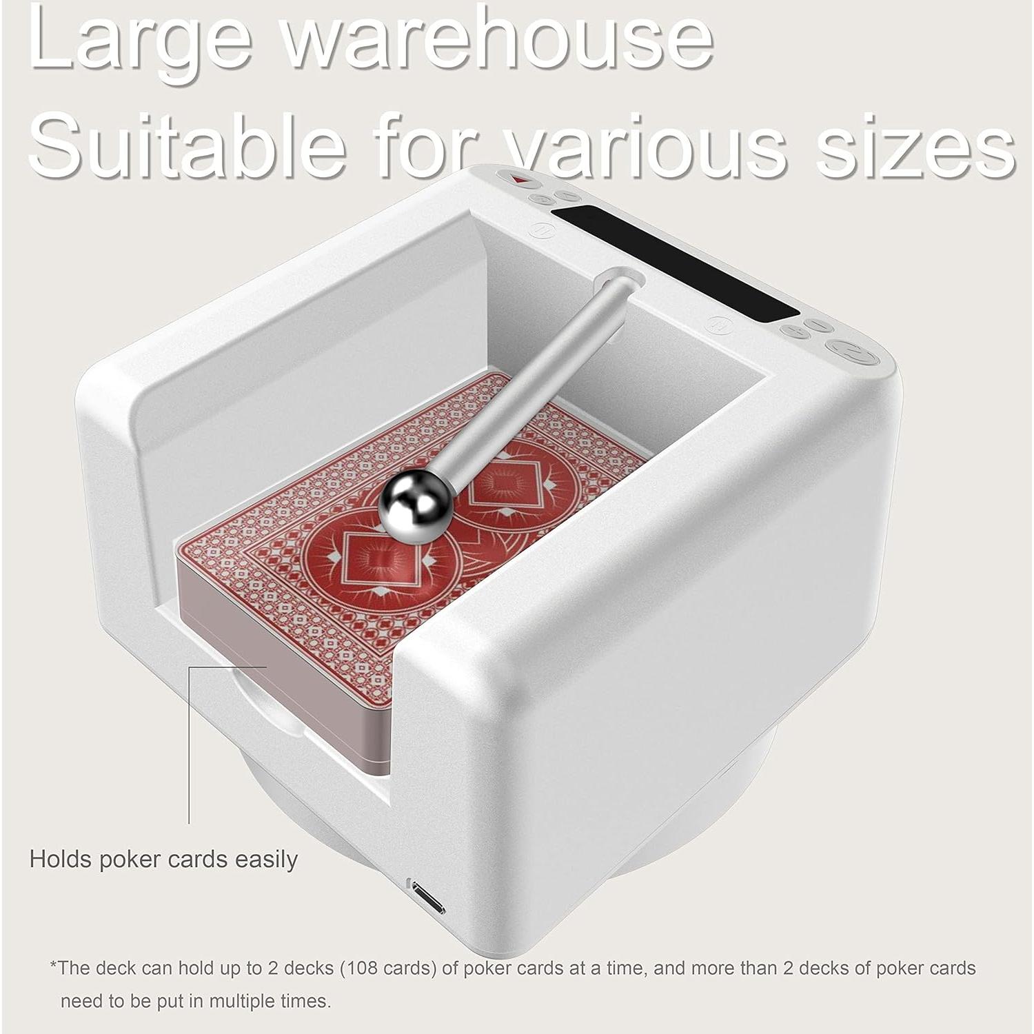 Distribuidor Automático de Cartas YONTYEQ - 8 Jugadores, 2800mAh