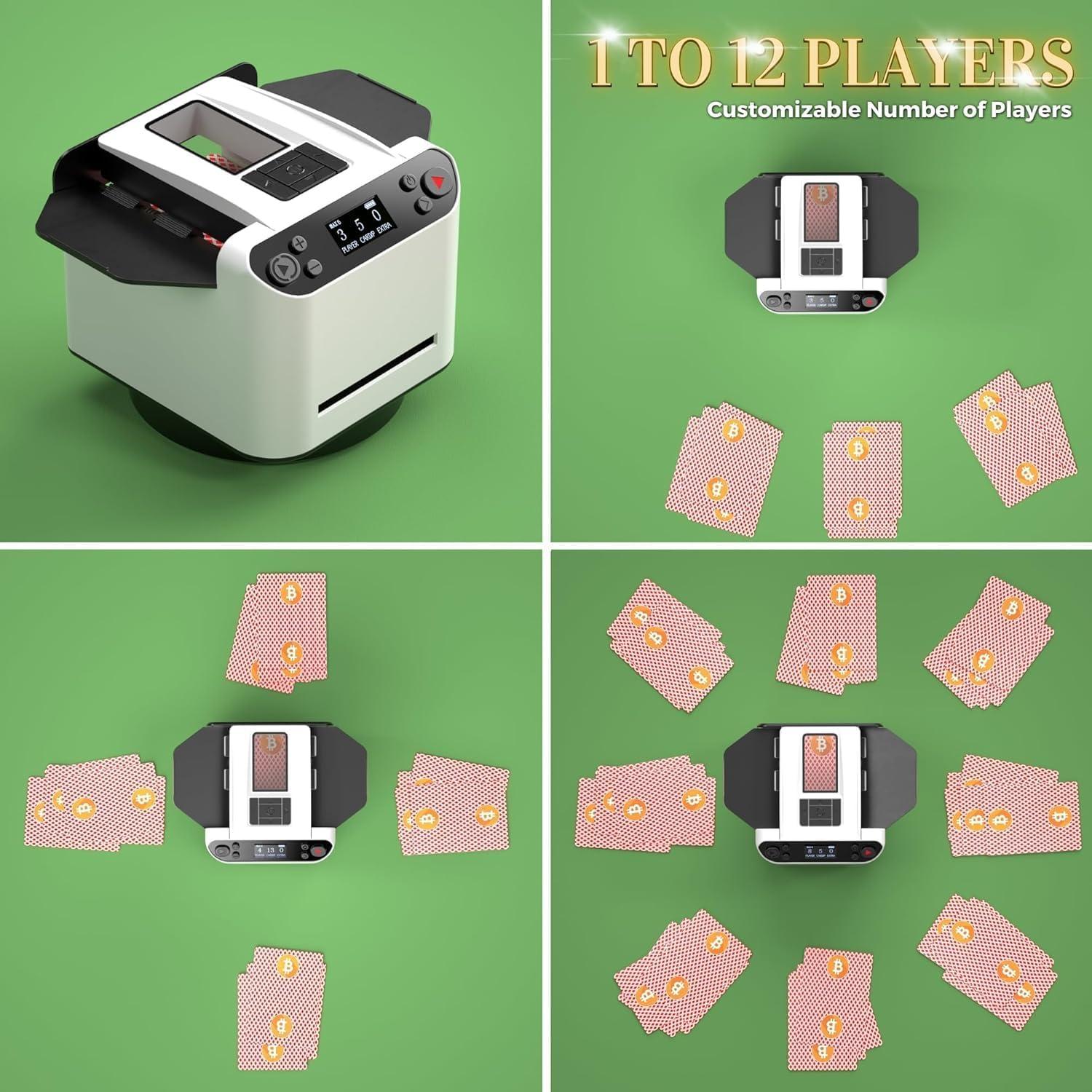 Barajador y Repartidor Automático de Cartas KPAW MAX 6