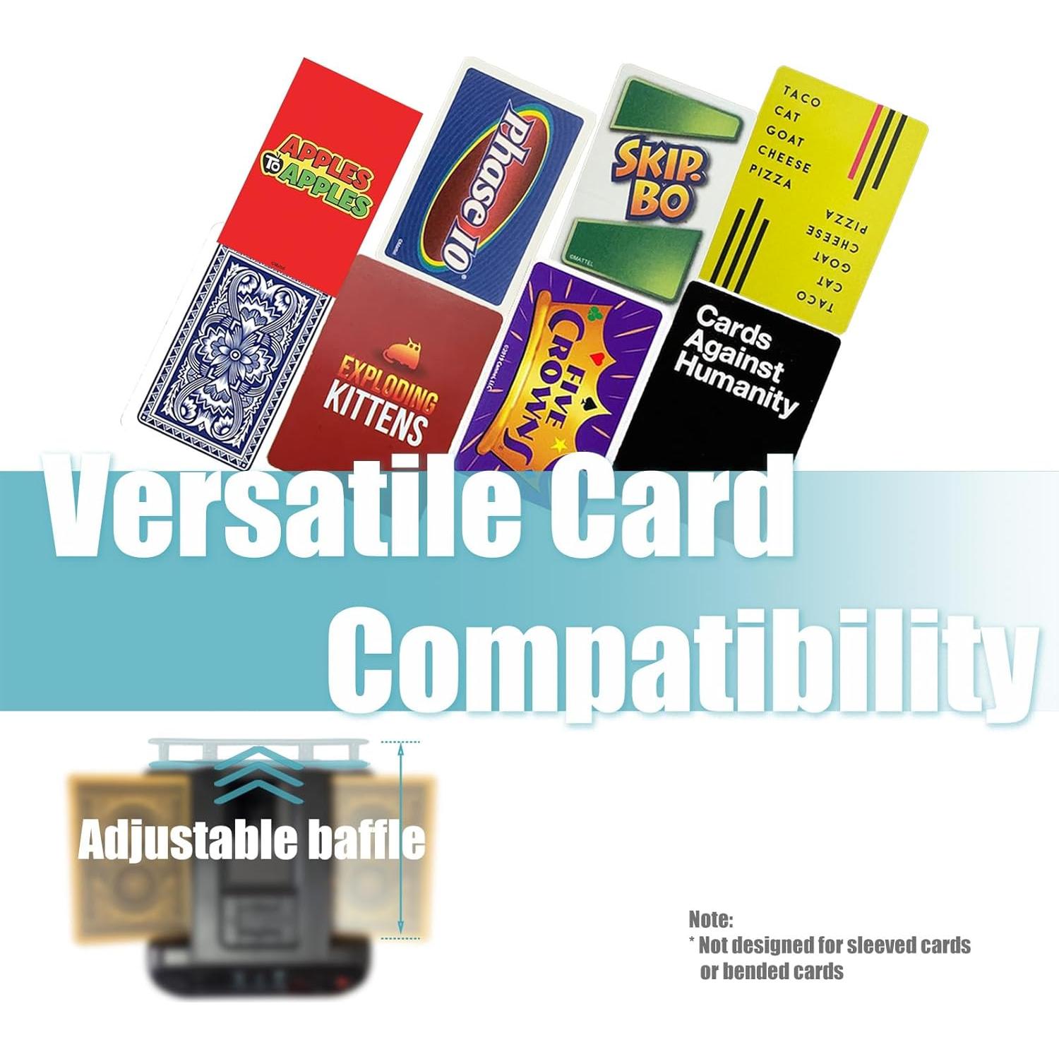 Barajador y Repartidor Automático ZechnoX 2-en-1 Negro