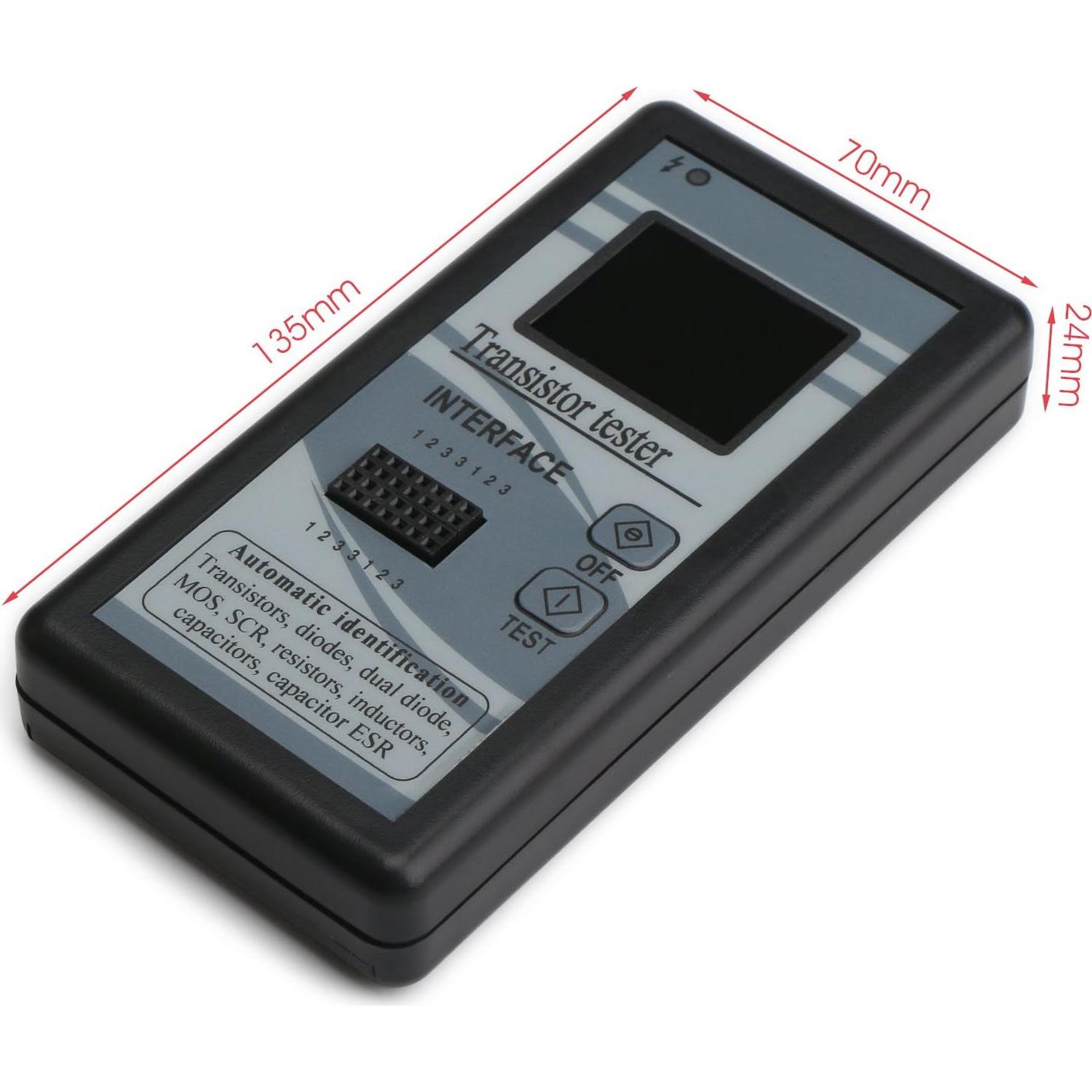 Medidor LCR DROK 300427 Transistores Diodos Capacitores