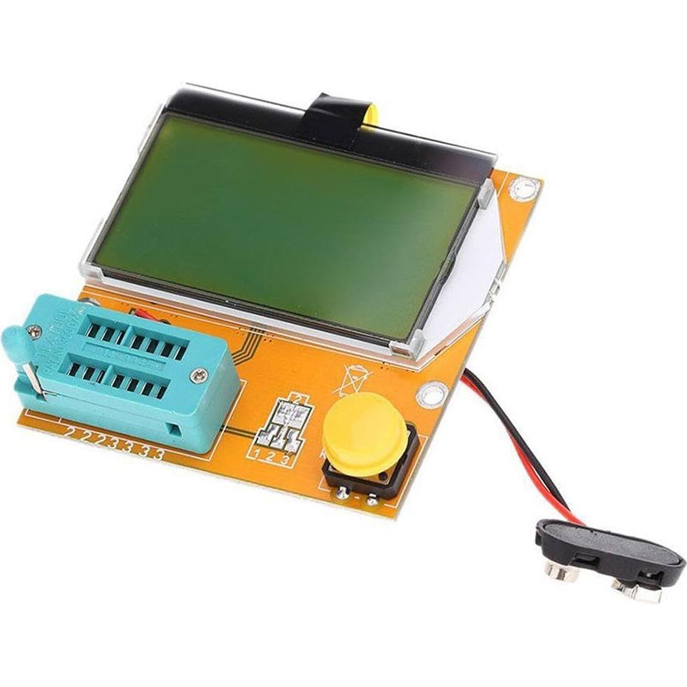 Probador LCR HiLetgo LCR-T4 Digital 9V Pantalla LCD Verde