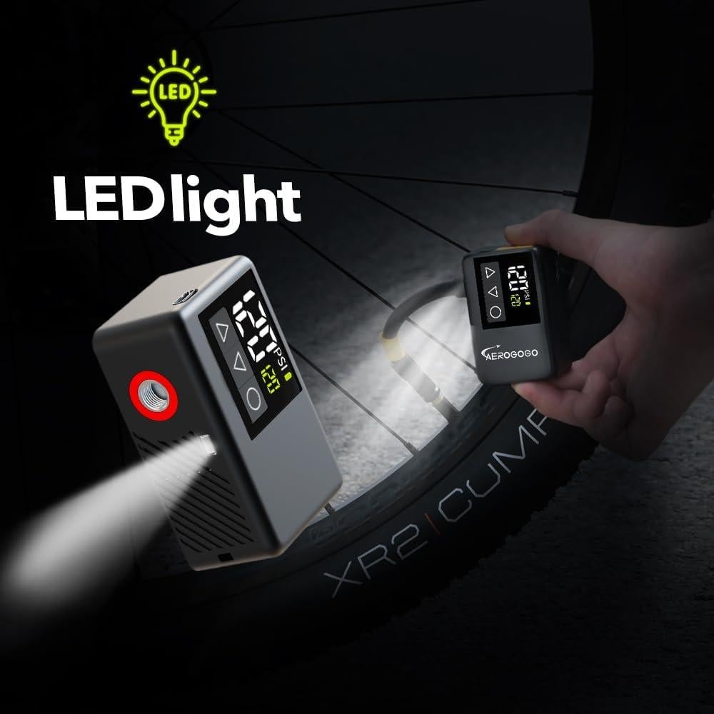 Bomba de Bicicleta GIGA PUMP GPBK01 Mini 120 PSI Portátil