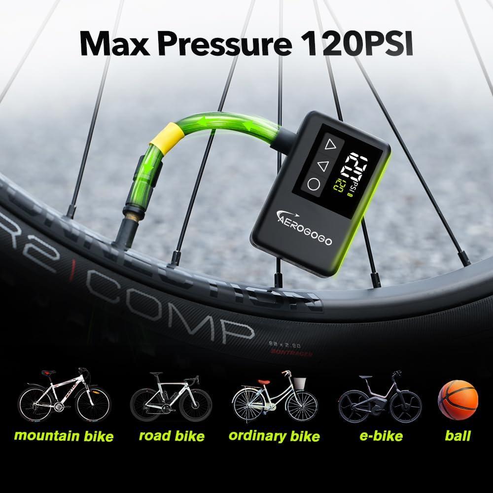 Bomba de Bicicleta GIGA PUMP GPBK01 Mini 120 PSI Portátil