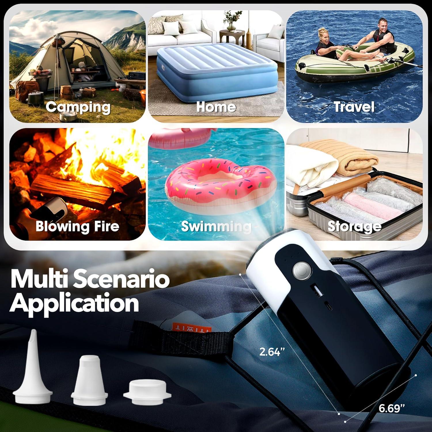 Bomba de Aire Eléctrica GIGA PUMP 17 - 450 L/min, 17 kPa