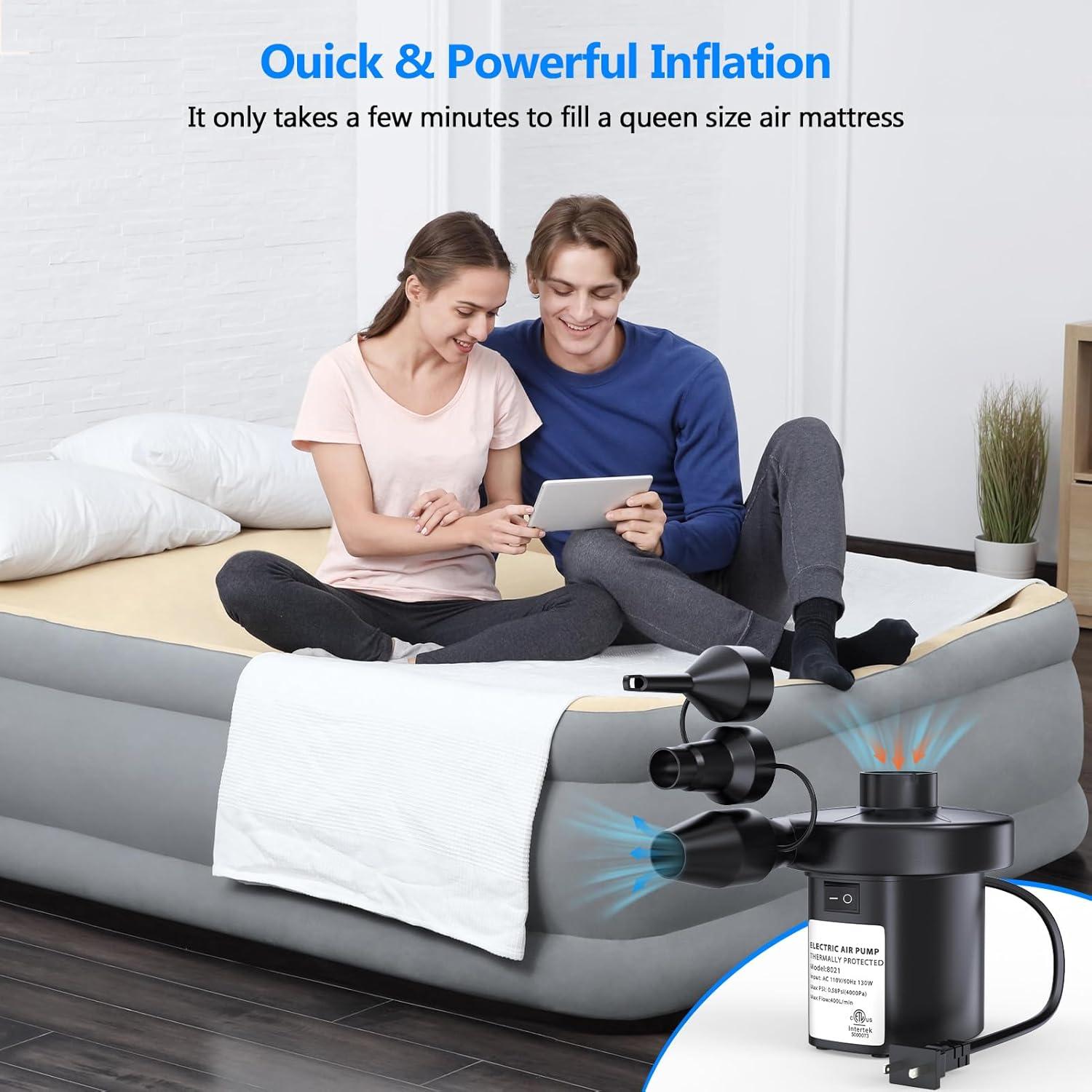 Bomba de Aire Eléctrica PULIDIKI 450 LPM para Inflables